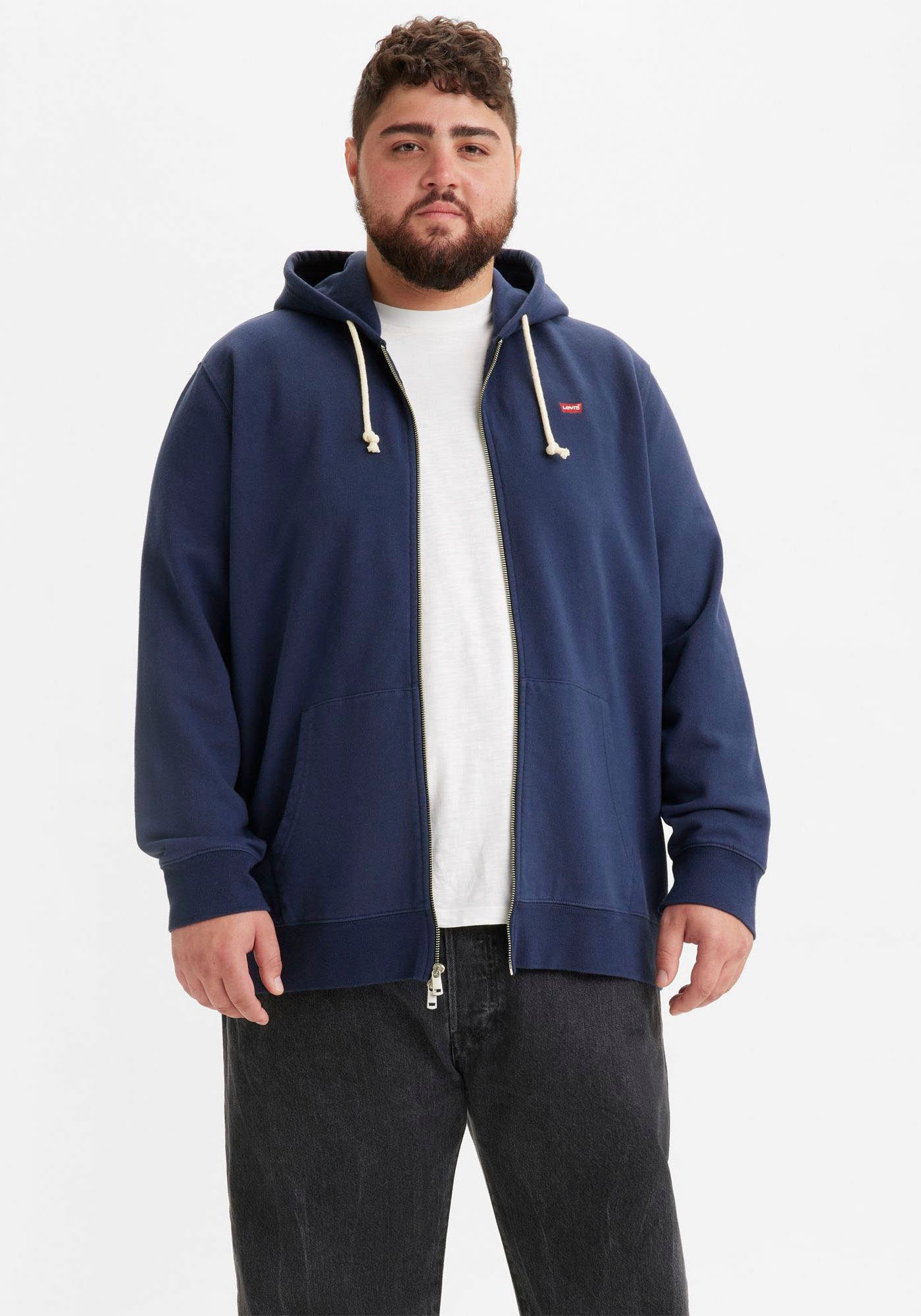Levi's® Plus Kapuzensweatshirt mit dezentem Levi's® günstig online kaufen