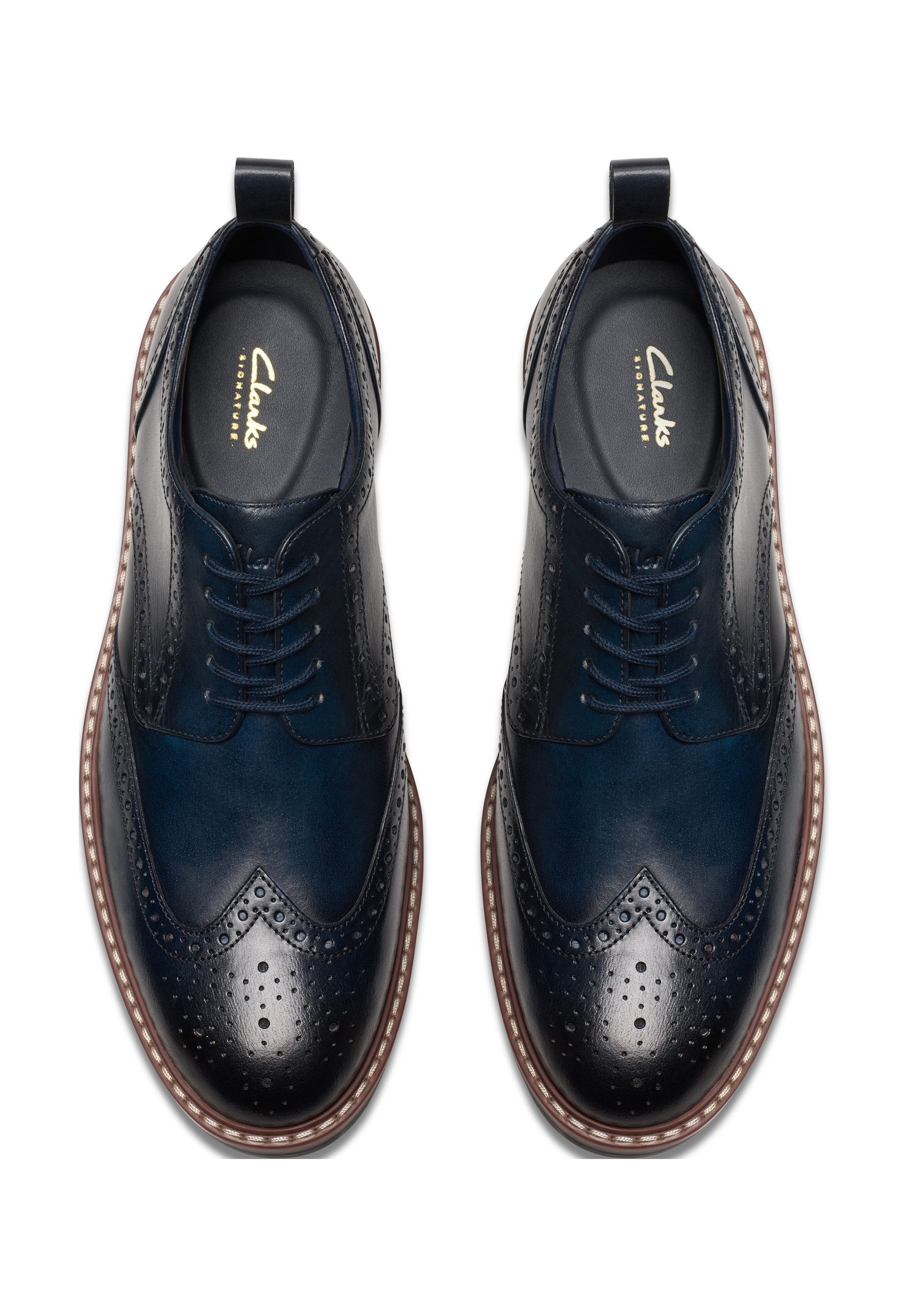 Clarks Aldwin Limit Schnürschuh im handgefertigten Brogue-Design günstig online kaufen