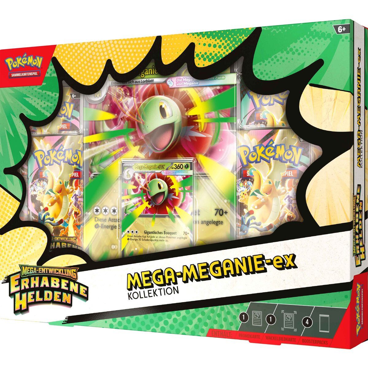 Amigo Spiel + Freizeit GmbH Sammelkarte Pokemon Mega-Entwicklung ex Kollektion, 3-fach sortiert – Bild 4 von 5