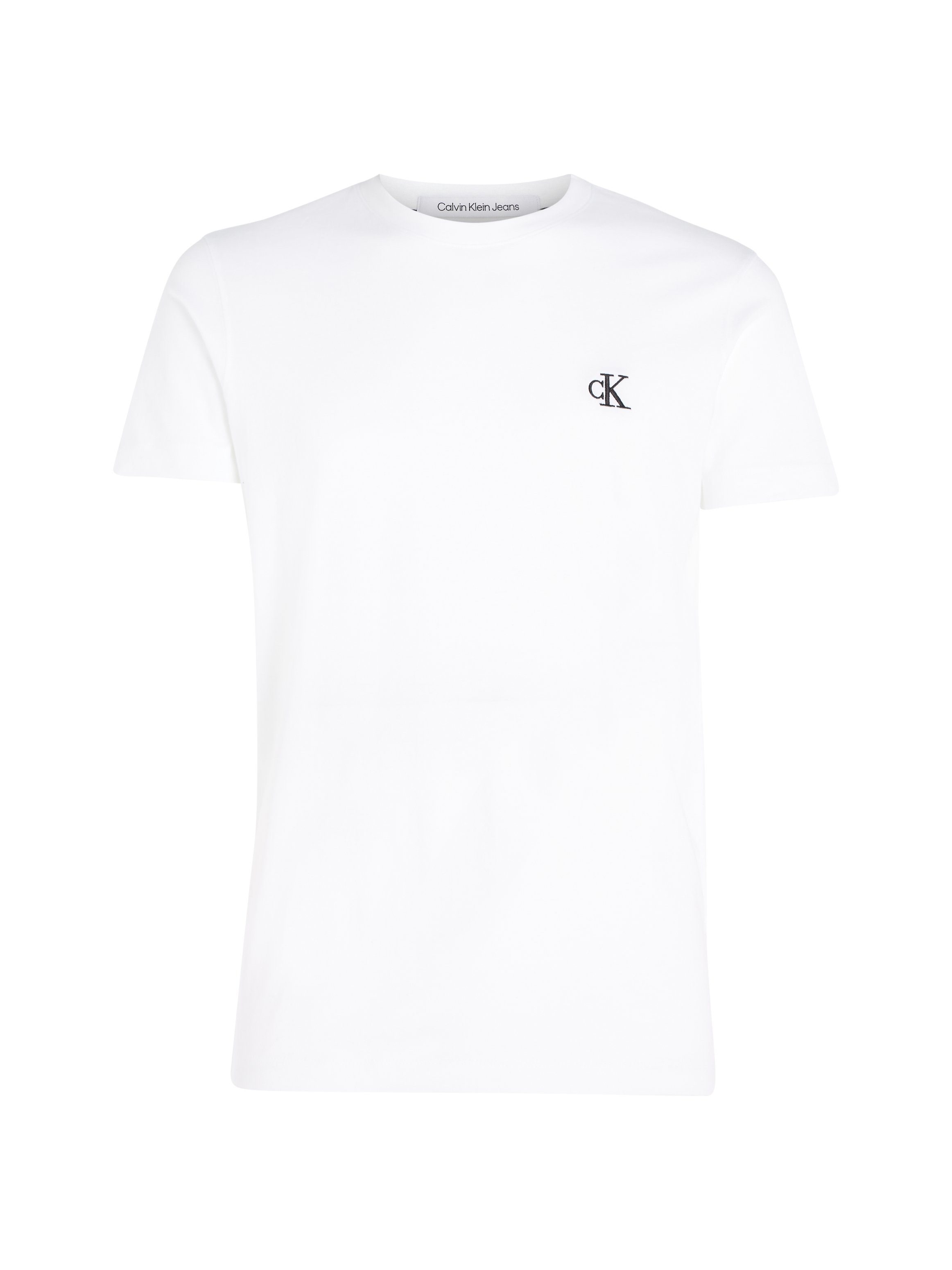 Calvin Klein Jeans T-Shirt CK ESSENTIAL SLIM TEE mit Logo-Stickerei – Bild 4 von 5