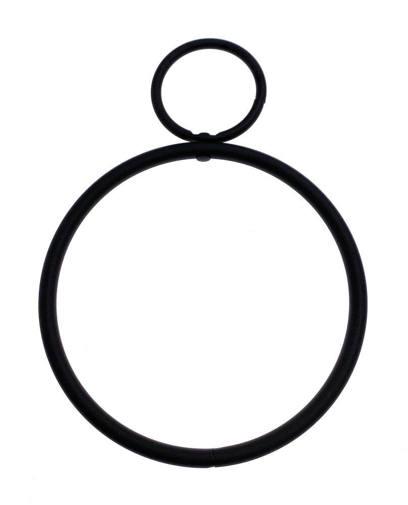 DécoProfi Raffhalter Drapierring, Gardinenstangen bis Ø 28 mm, (Packung, 1-tlg., 1 Stück), Innen Ø 35 / 100 mm