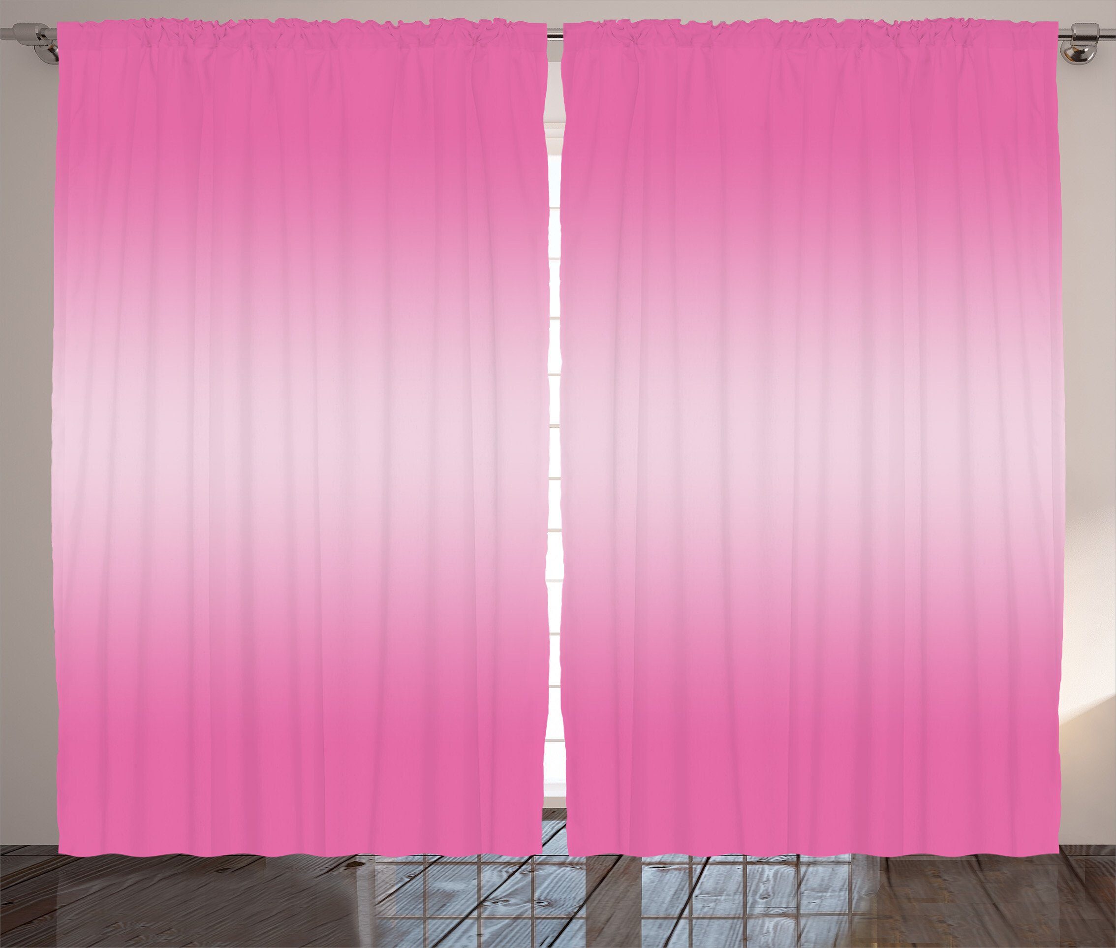 Abakuhaus, mit Vorhang Ombre Gardine Inspired Schlaufen Kräuselband Art und Schlafzimmer Süßigkeit Haken,