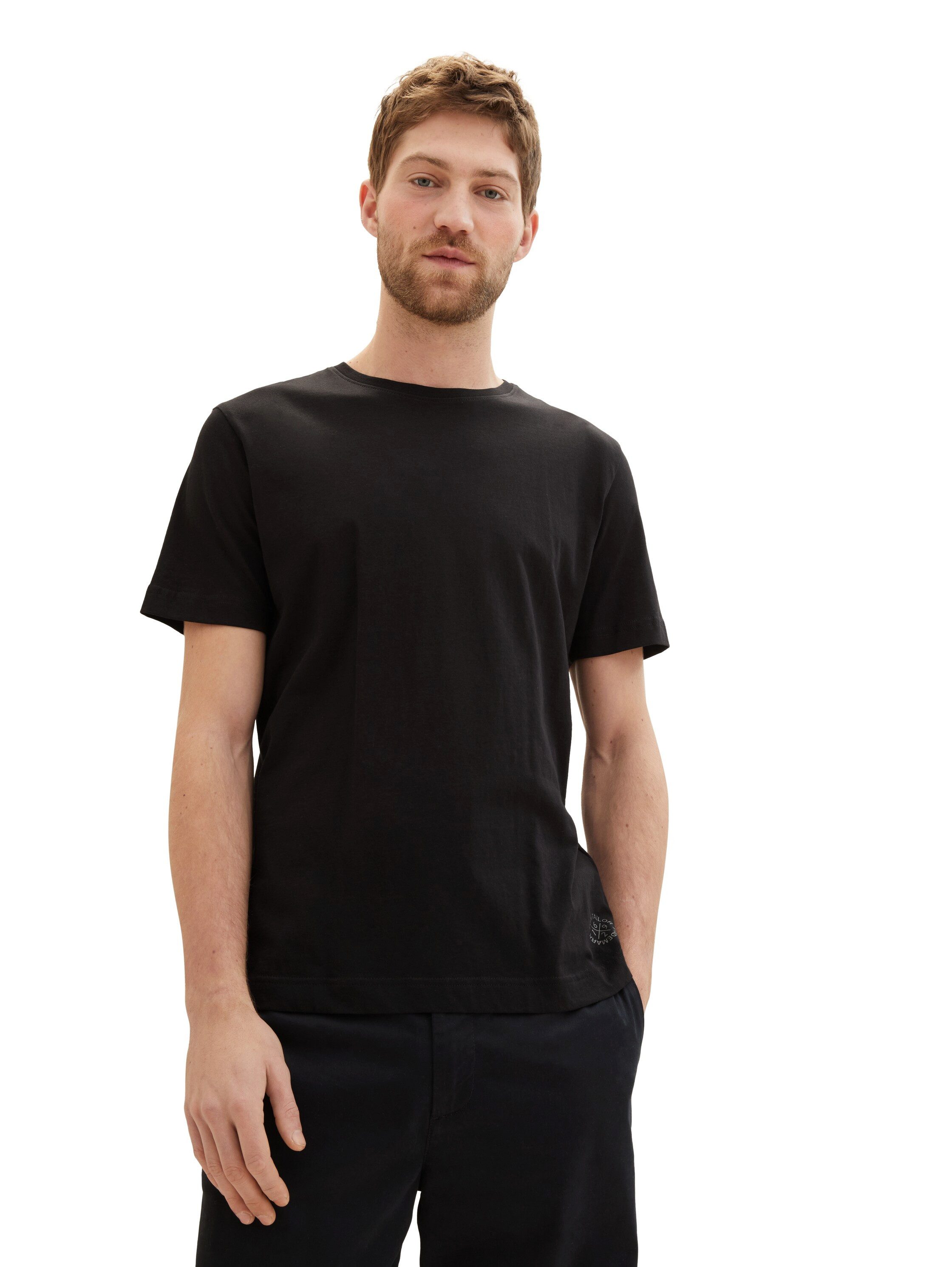 TOM TAILOR T-Shirt (Packung, 4-tlg) 4er pack, mit Rundhals