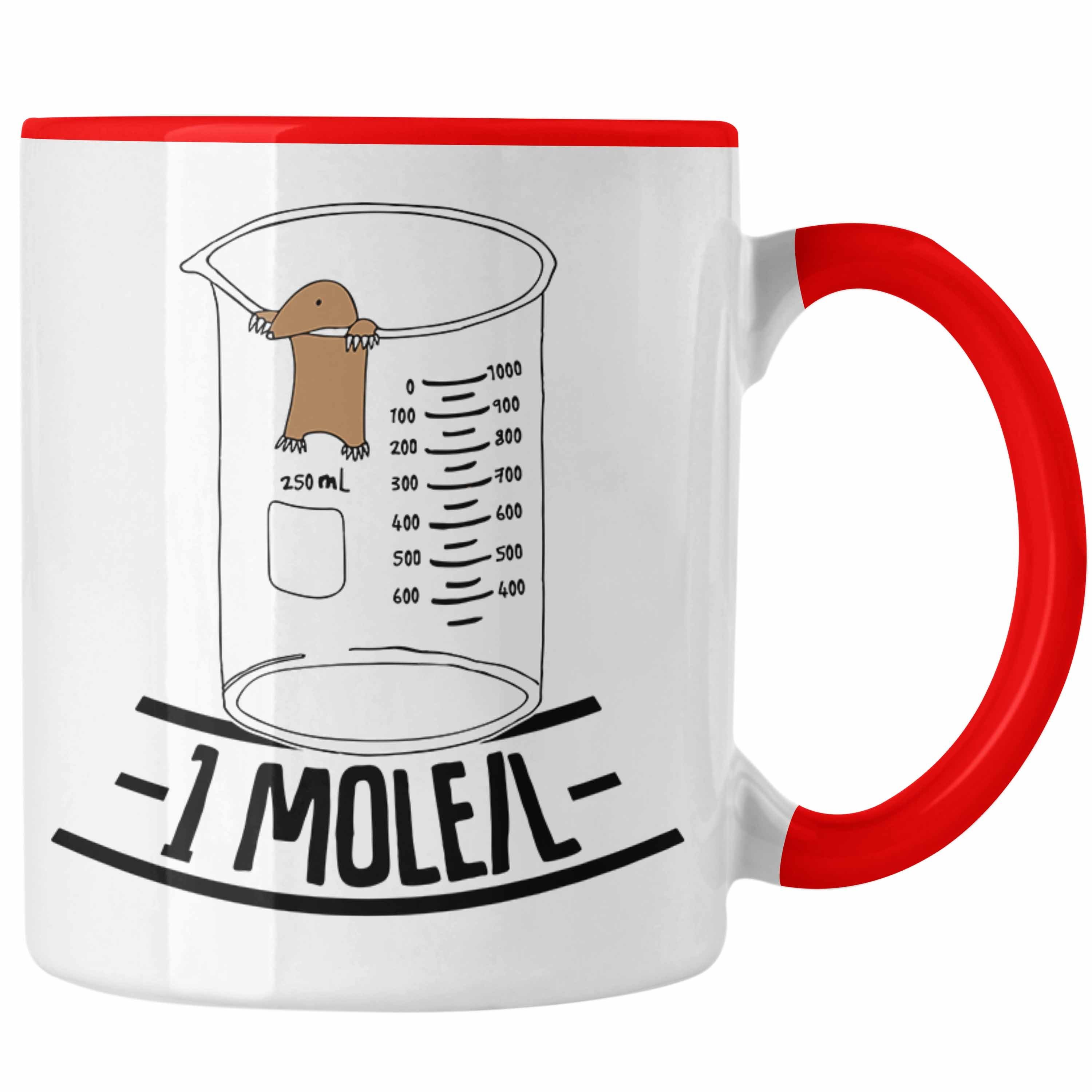 Trendation Tasse Chemiker Tasse Lustiger Maulwurf Mole Per Liter Chemie Avogadro's Chem Rot | Teetassen
