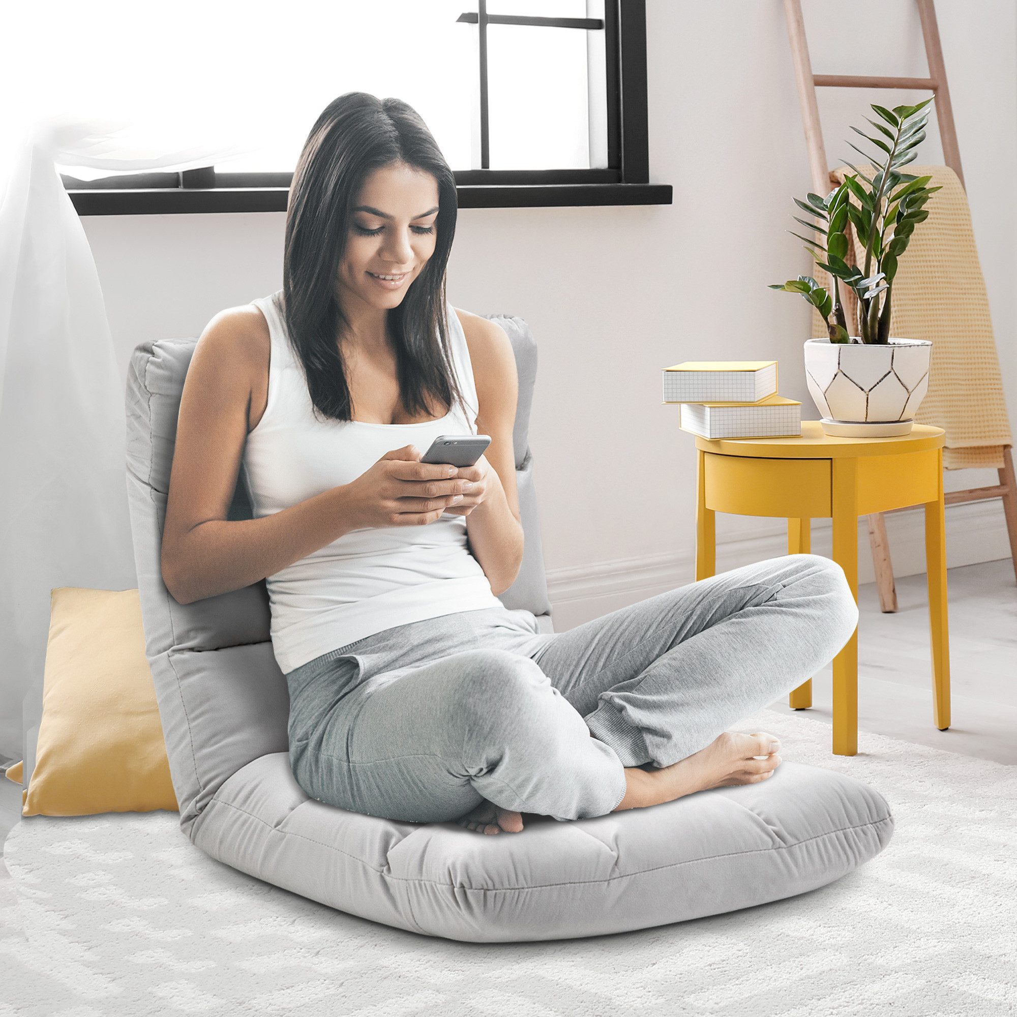 HOMCOM Relaxsessel 3-in-1 Klappbar mit Rückenlehne 13 Positionen (Sitz-kiss günstig online kaufen