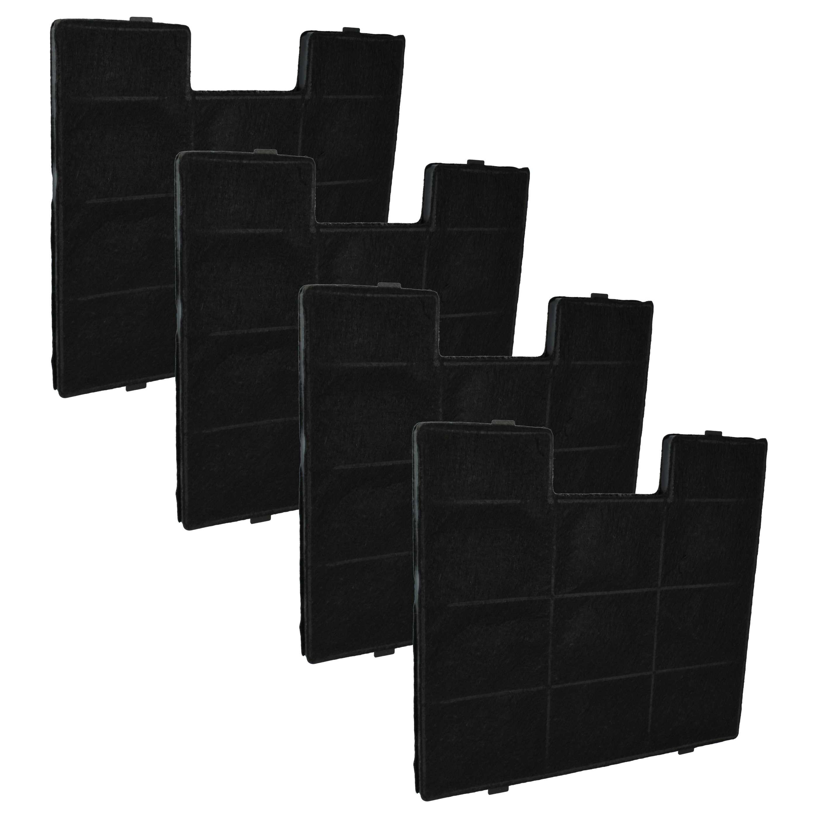 vhbw Aktivkohlefilter passend für Amica KH 17171 E, 17128-2 E, 17158 E Shadow White 60, Zubehör für Amica KH 17171 E 17128-2 E 17158 E Shadow White 60 17060 E 17128 E Shadow Black 60