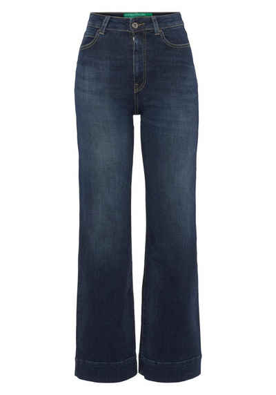 United Colors of Benetton Bootcut-Jeans mit geradem, weiterem Bein