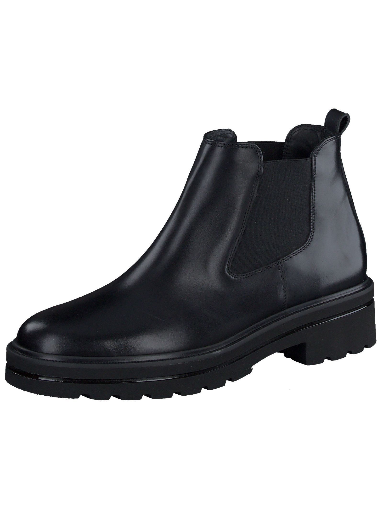 Stiefelette Leder/Textil Stiefelette