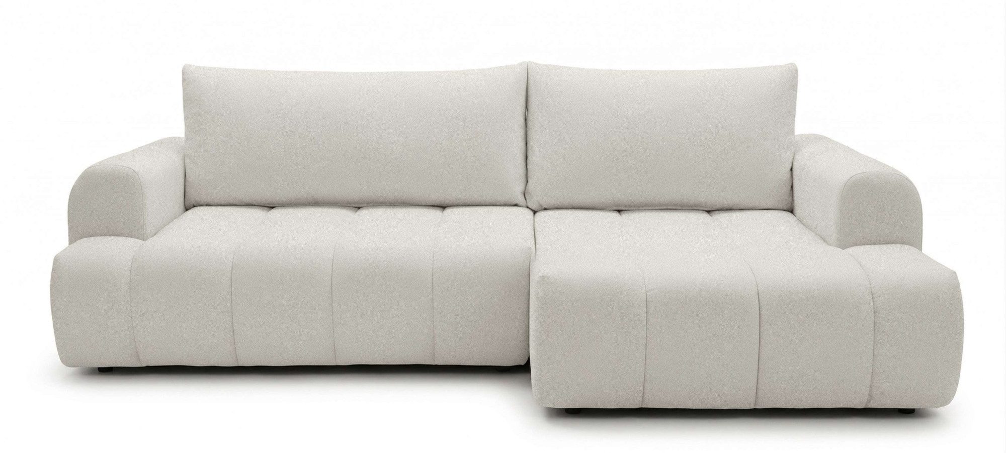 OTTO home Ecksofa LIOORA Schlafsofa mit Bettkasten, Breite 265 cm, Verlässliche Qualität, L-Form mit Bettfunktion und Bettkasten, Recamiere rechts/links