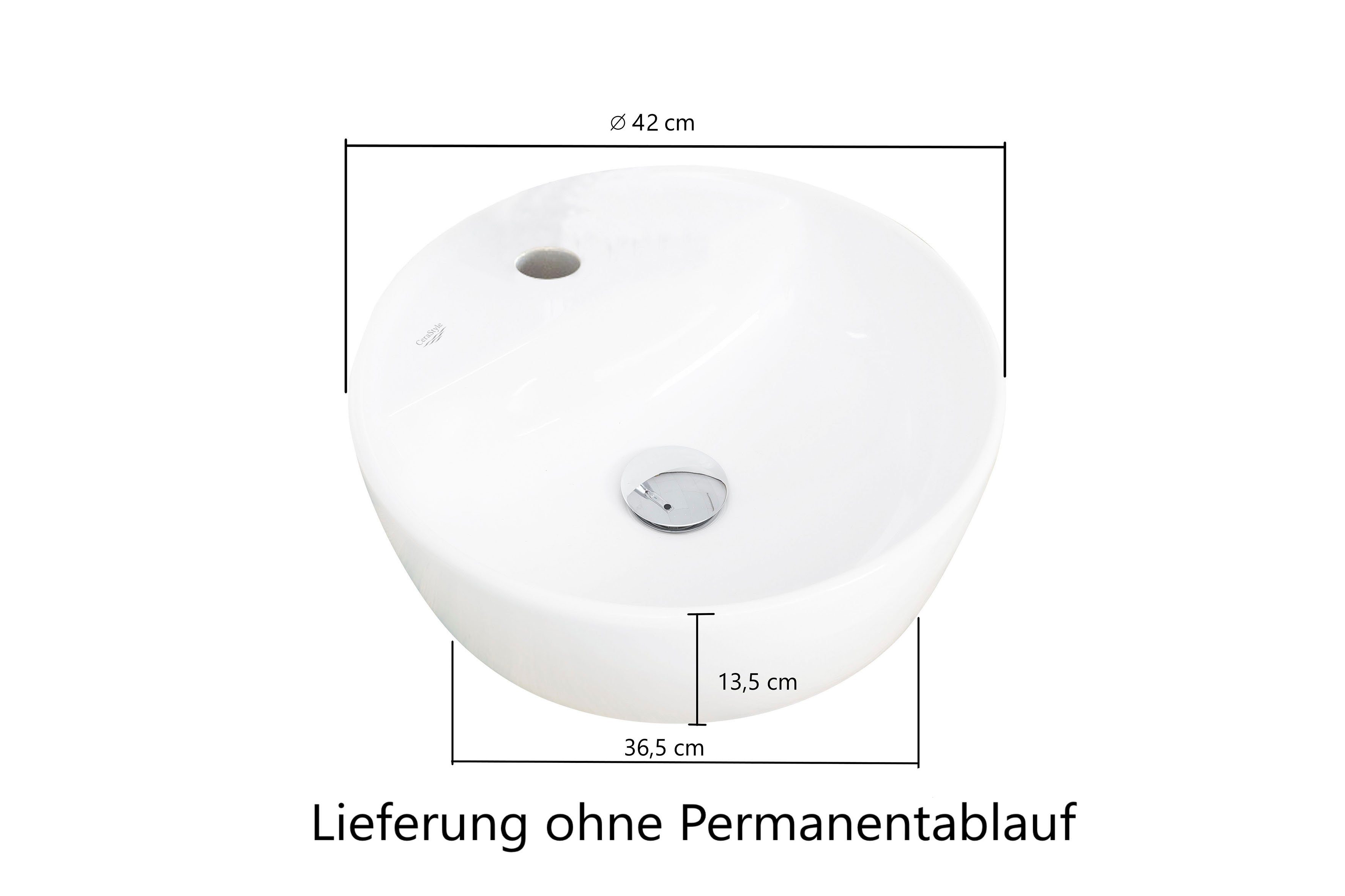 welltime Badmöbel-Set Lienz, (2-St., Spiegelschrank und Waschtisch)