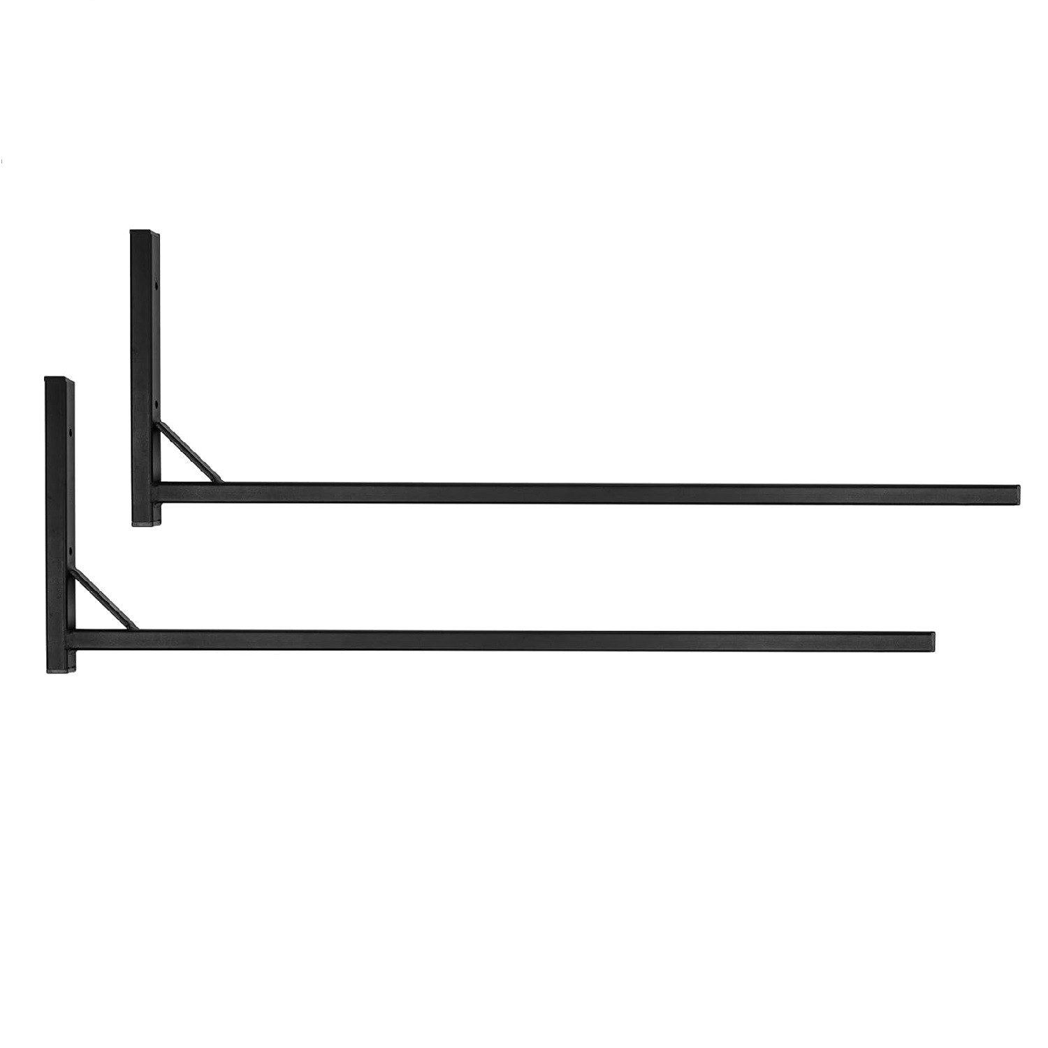 QLS Dachbox-Halterung WSB, (bis 32,50 Zoll, Set, aus Stahl mit Schaum Puffer, für Dachkoffer Gartengeräte Skibox Sportgeräte Surfbrett iSUP)