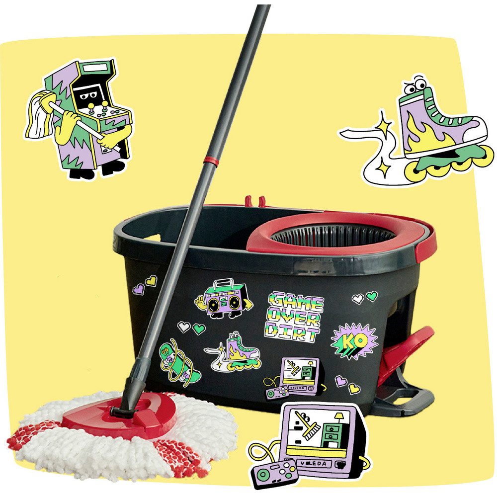 Vileda Staubbesen Vileda 183685 Vileda TURBO MY STYLE Box - Level Up Your Space Wischmop