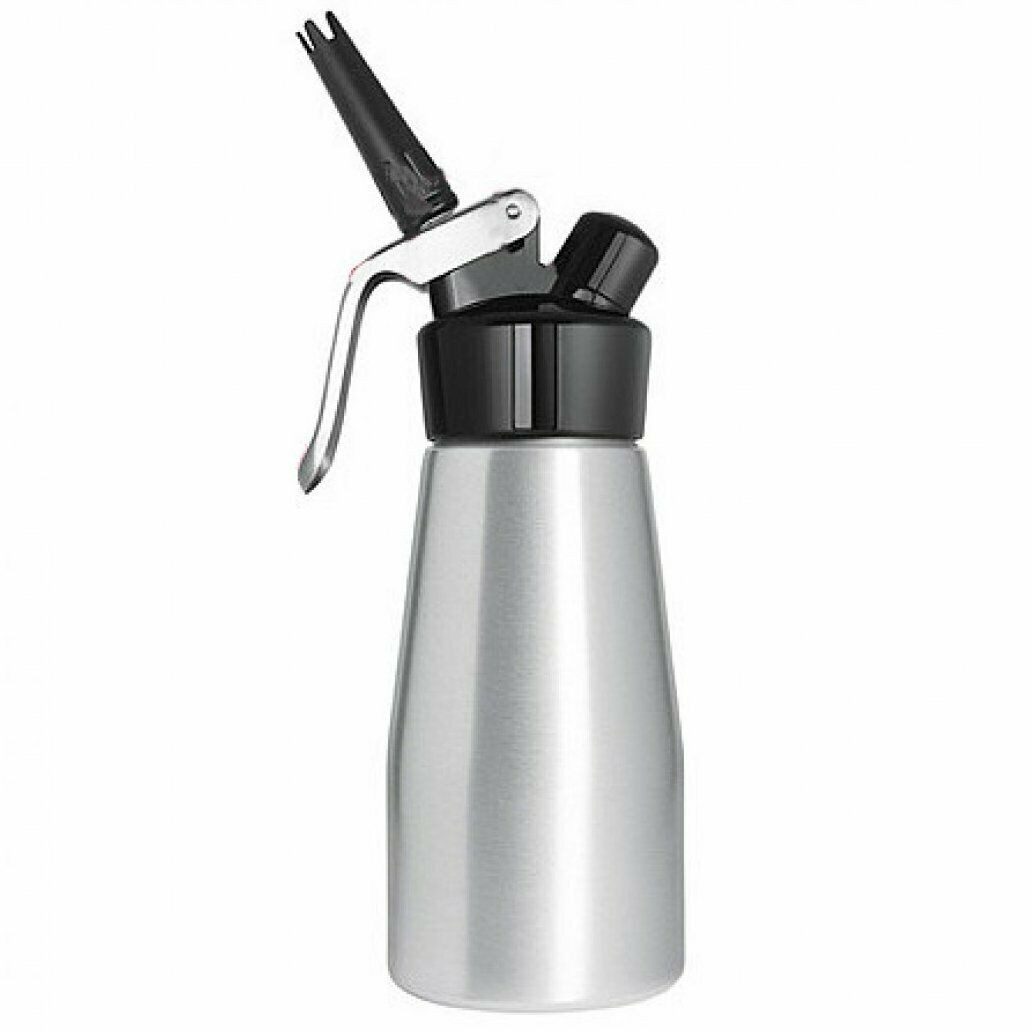 iSi Ersatzscherkopf ISI Desert Whip Flasche edelstahl Gebürstet-Kopf SCHWARZ 0,5 Liter