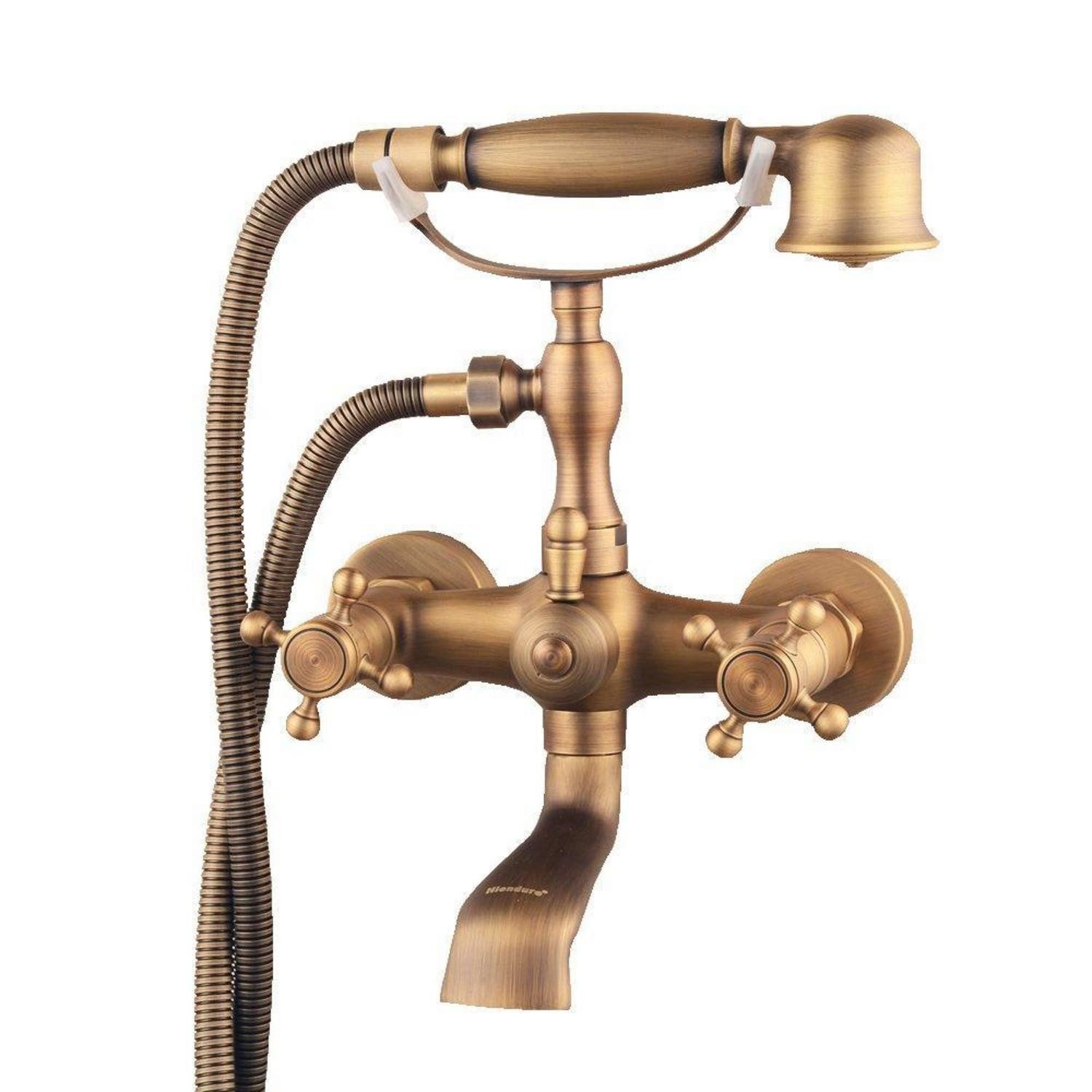 LuxusKollektion Wannenmischeinheit Badewannen Wasserhahn 2 Griffe Antik (1-St)