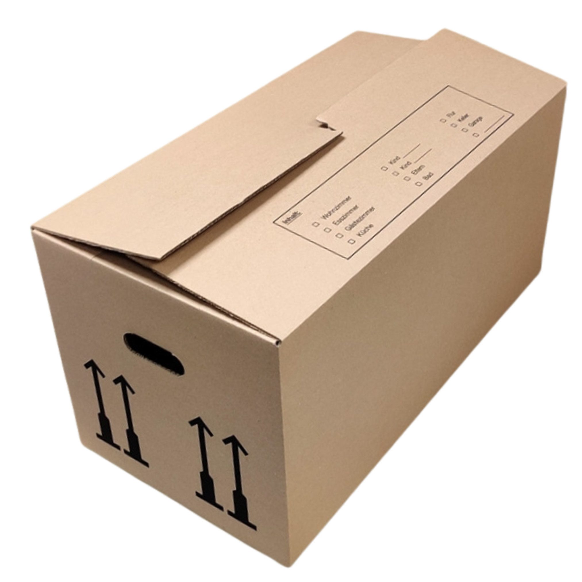 Packen24 GmbH Umzugskarton Umzugskarton L 665 x 340 x 325 mm Umzugskiste zweiwellig
