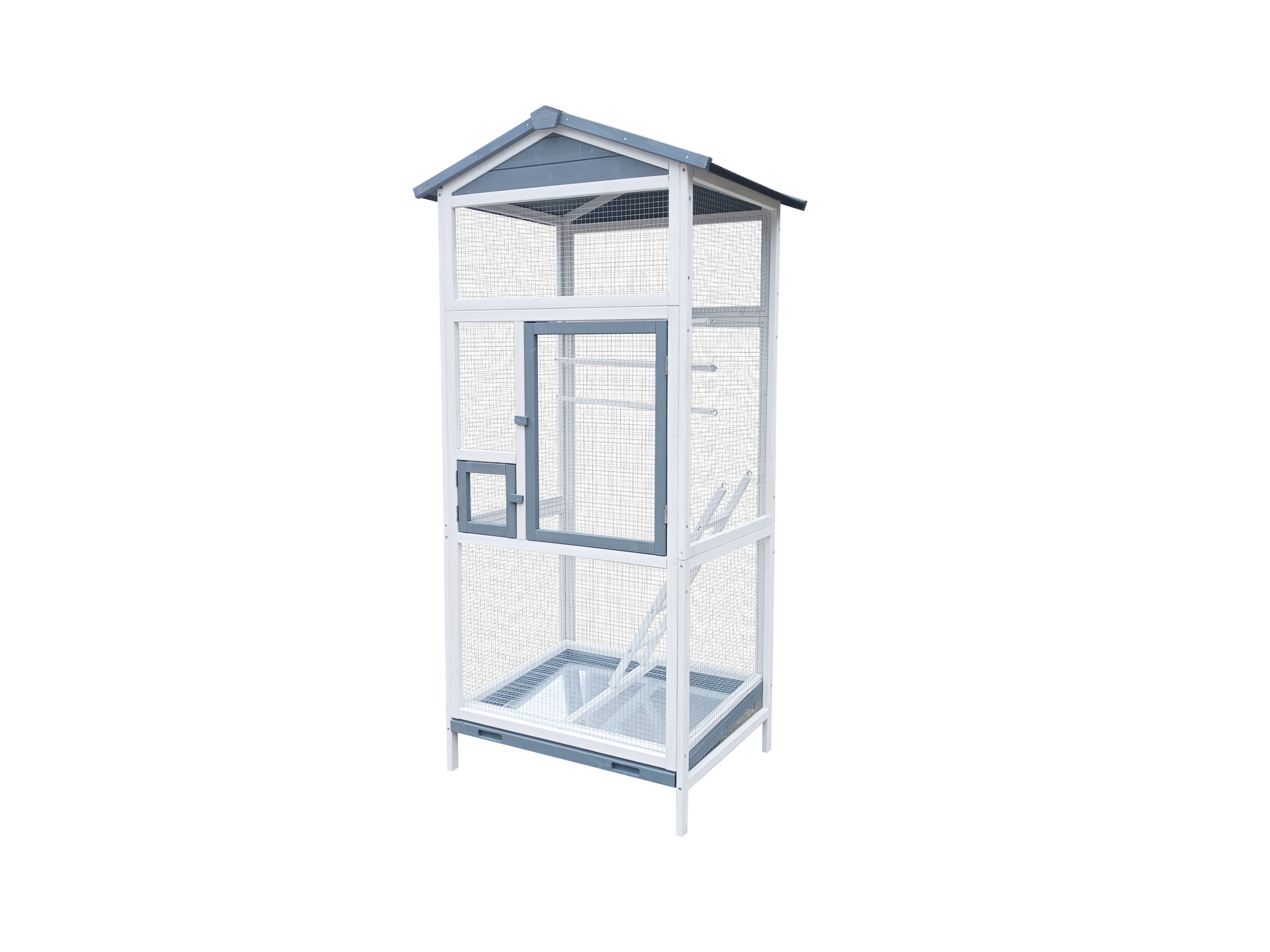 Vogelkäfig BIRDORRA Vogelvoliere Metall Voliere Vogelhaus Käfig Vogel Papagei