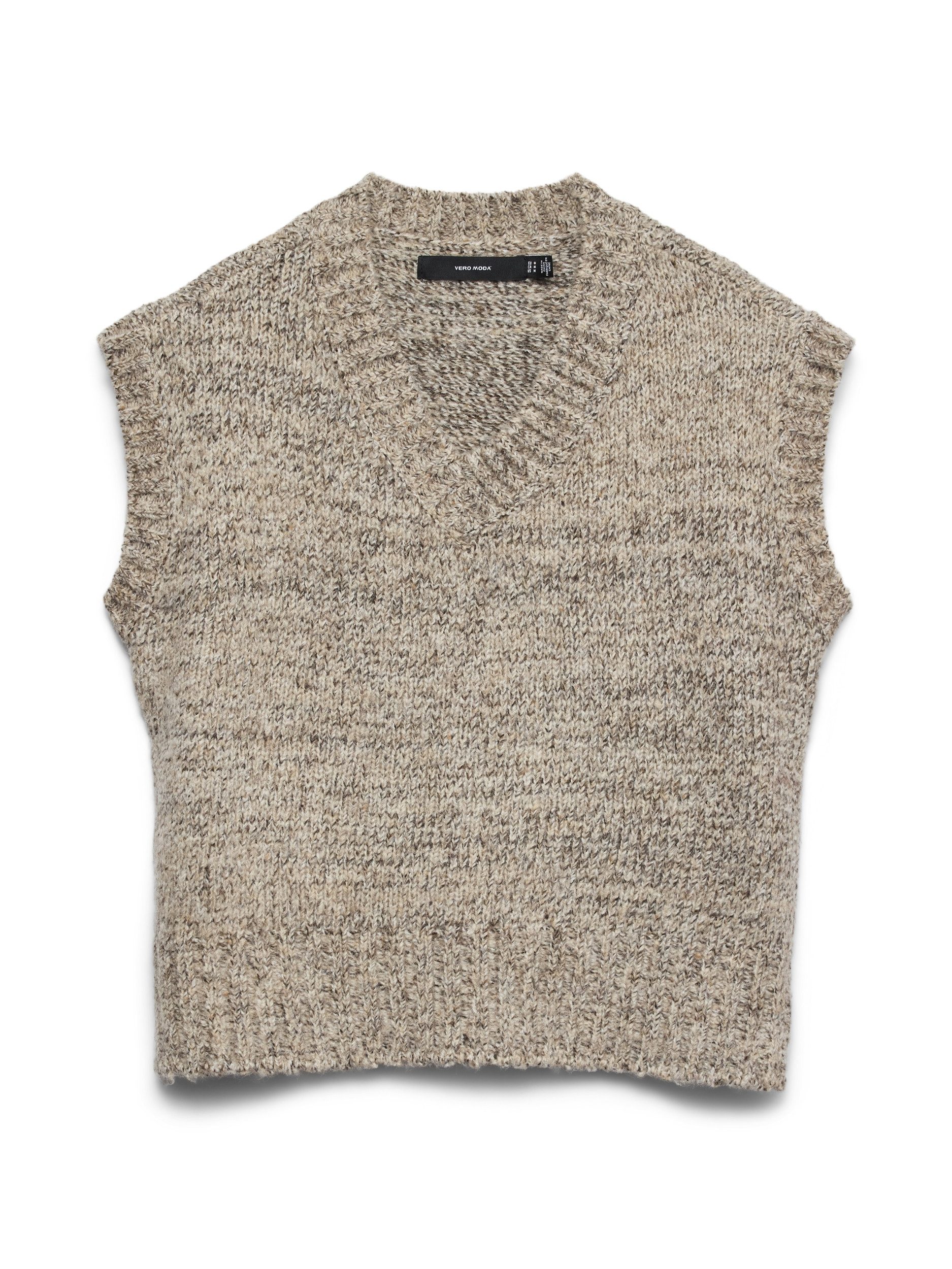 Vero Moda Longpullover VMYLKA SL V-NECK VEST BOO