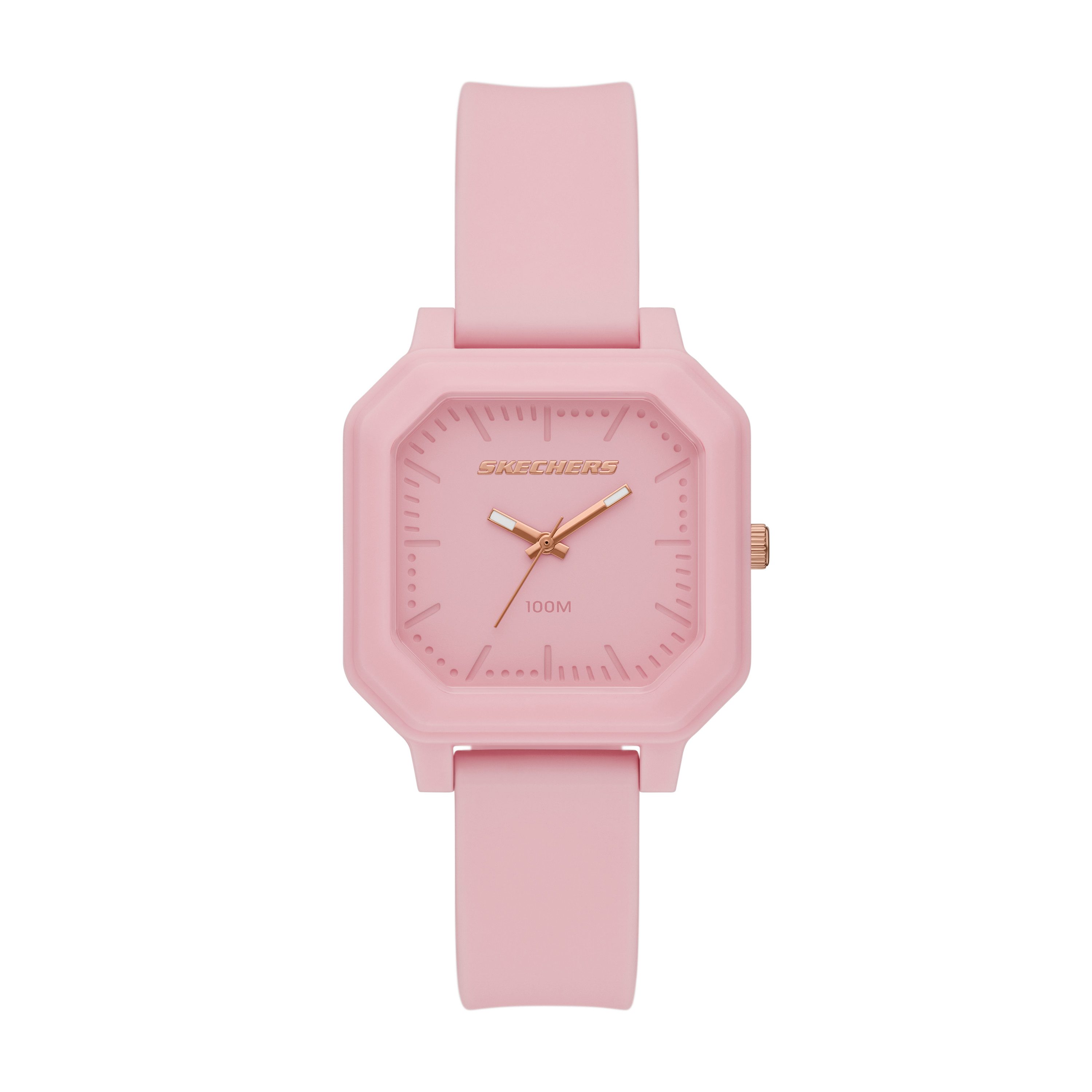Skechers Quarzuhr Rosencrans Square SR6377, Armbanduhr, Damenuhr, Herrenuhr, Silikonarmband, analog