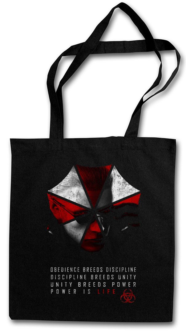 Urban Backwoods Beuteltasche Wesker Umbrella Stofftasche Resident Corporation Corp Evil Logo Dead (1-tlg), Zombie Game Kult Nemesis