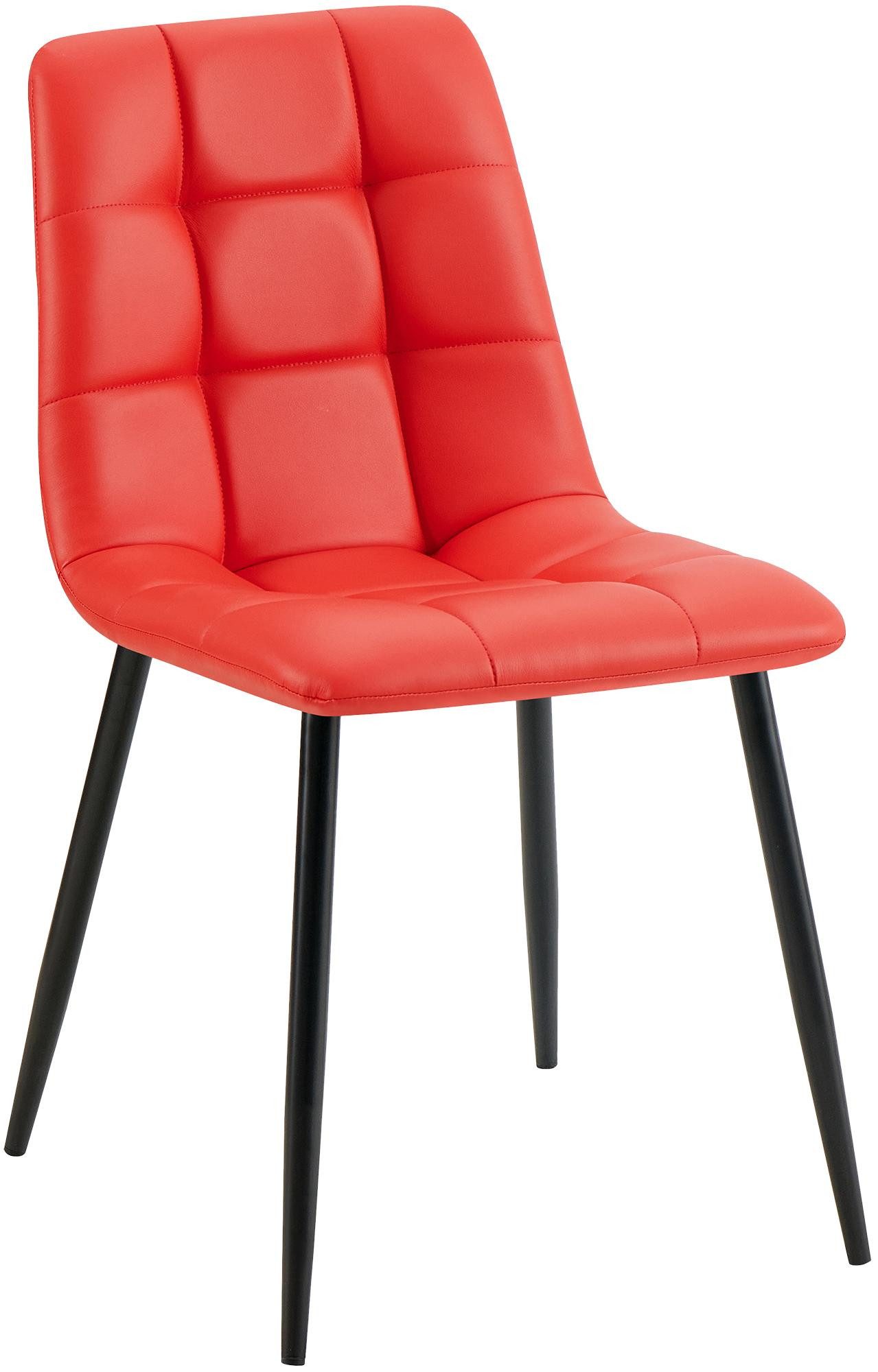 CLP Esszimmerstuhl Antibes, Polsterung mit Kunstleder-Bezug, Metallgestell günstig online kaufen