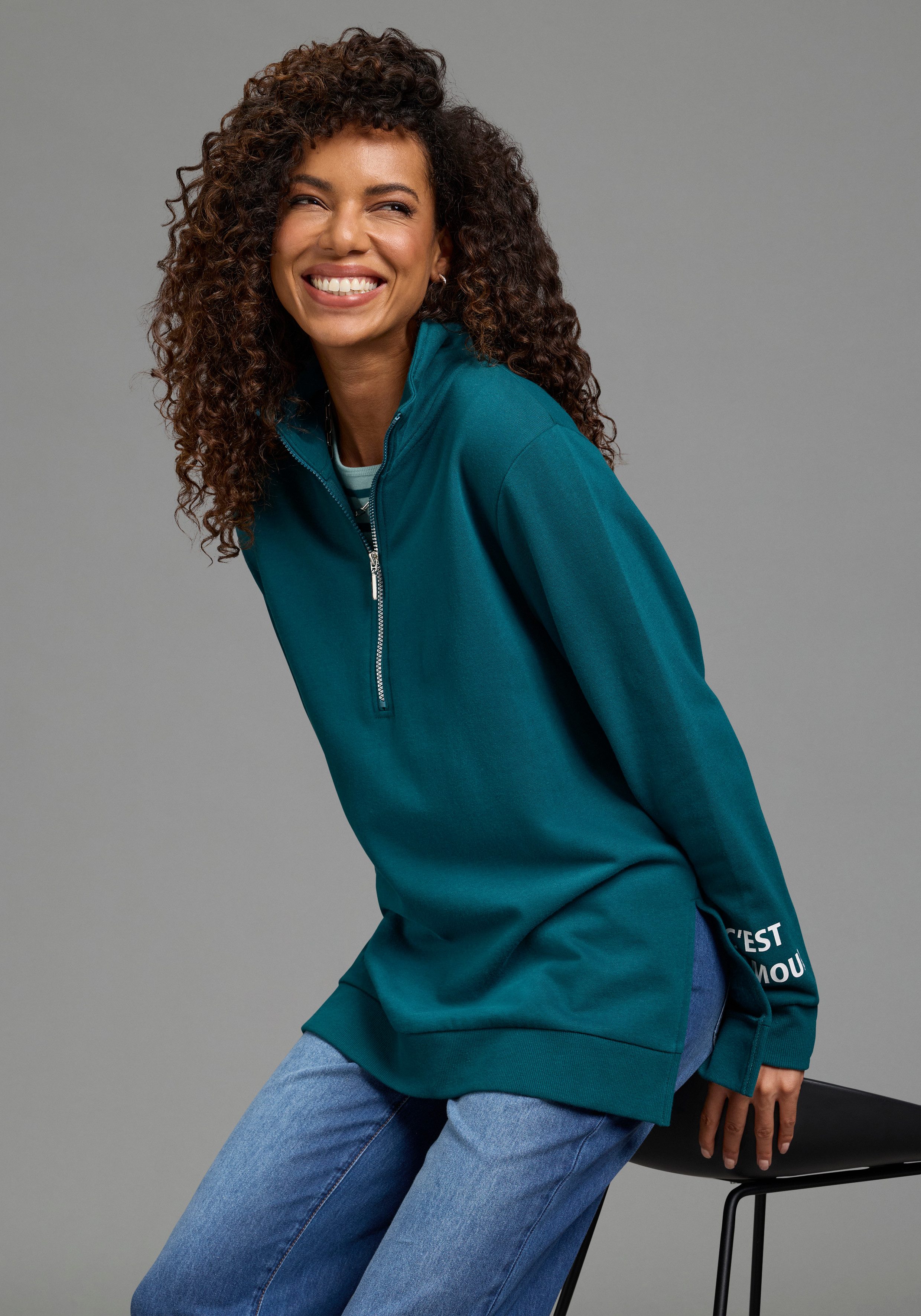 Laura Scott Longsweatshirt in großen Größen verfügbar. € 39,99, (€ 39,99 pro 1 Stk).