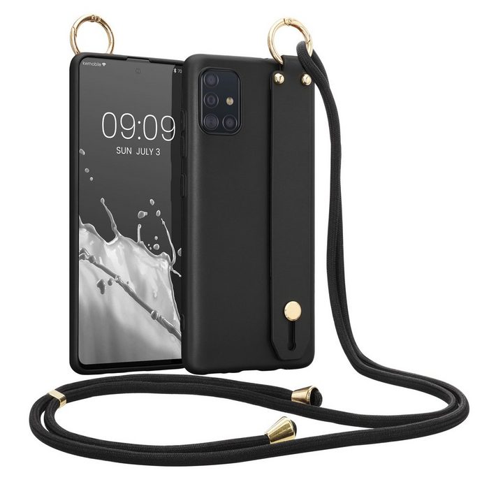kwmobile Handyhülle Hülle für Samsung Galaxy A51 Handyhülle mit Schlaufe Ring - Handy Cover Case