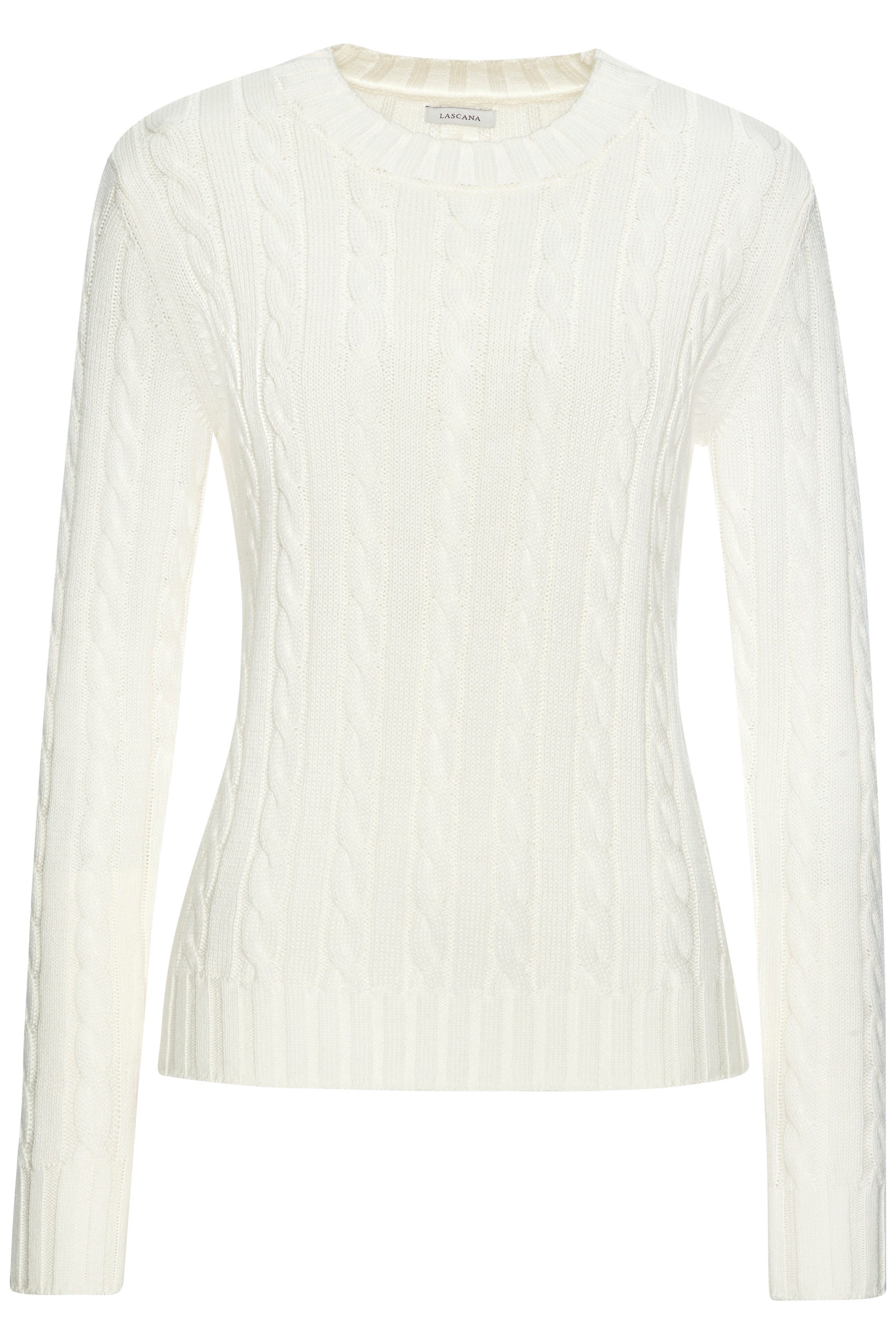 LASCANA Rundhalspullover