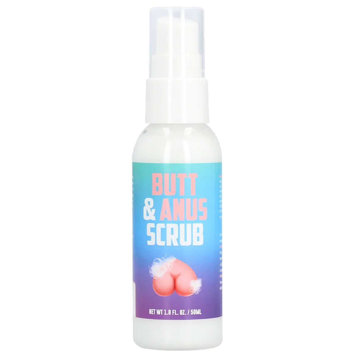 PharmQuests Analgleitgel Butt & Anus Scrub, Flasche mit 50ml, 1-tlg., sanftes Peeling-Gel für Po & Anus