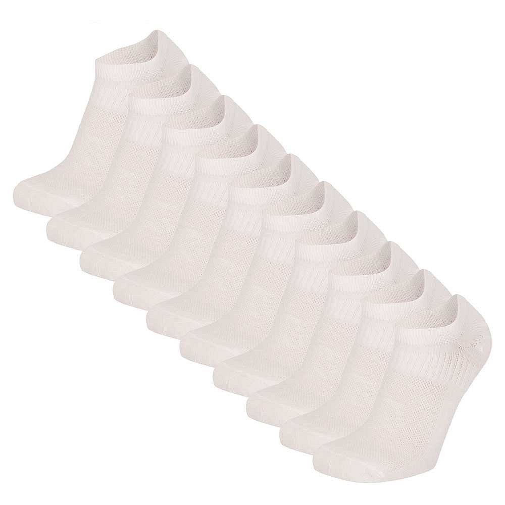 Apollo Füßlinge 10 Paar No-Show Sneaker Socks, Basic Footies für Sie & Ihn (10 Paar)