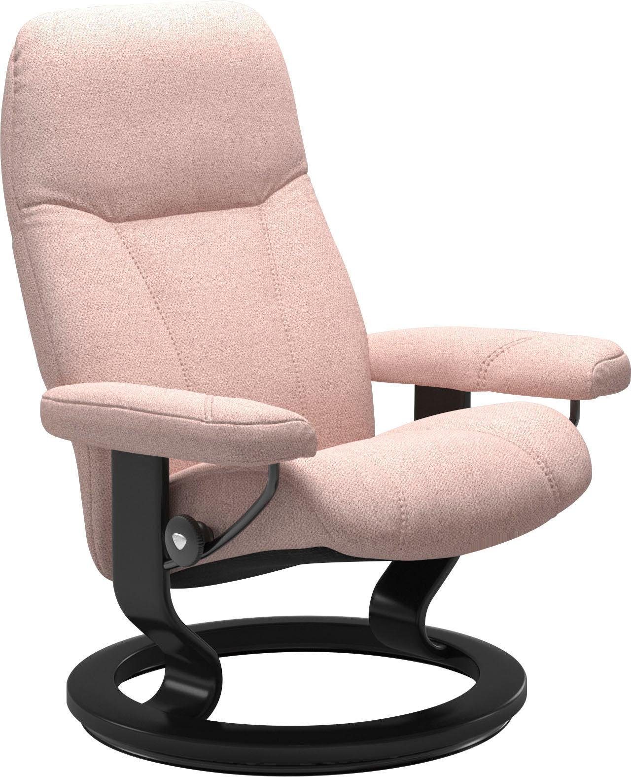 S, Größe Classic Consul, Stressless® Gestell mit Schwarz Relaxsessel Base,