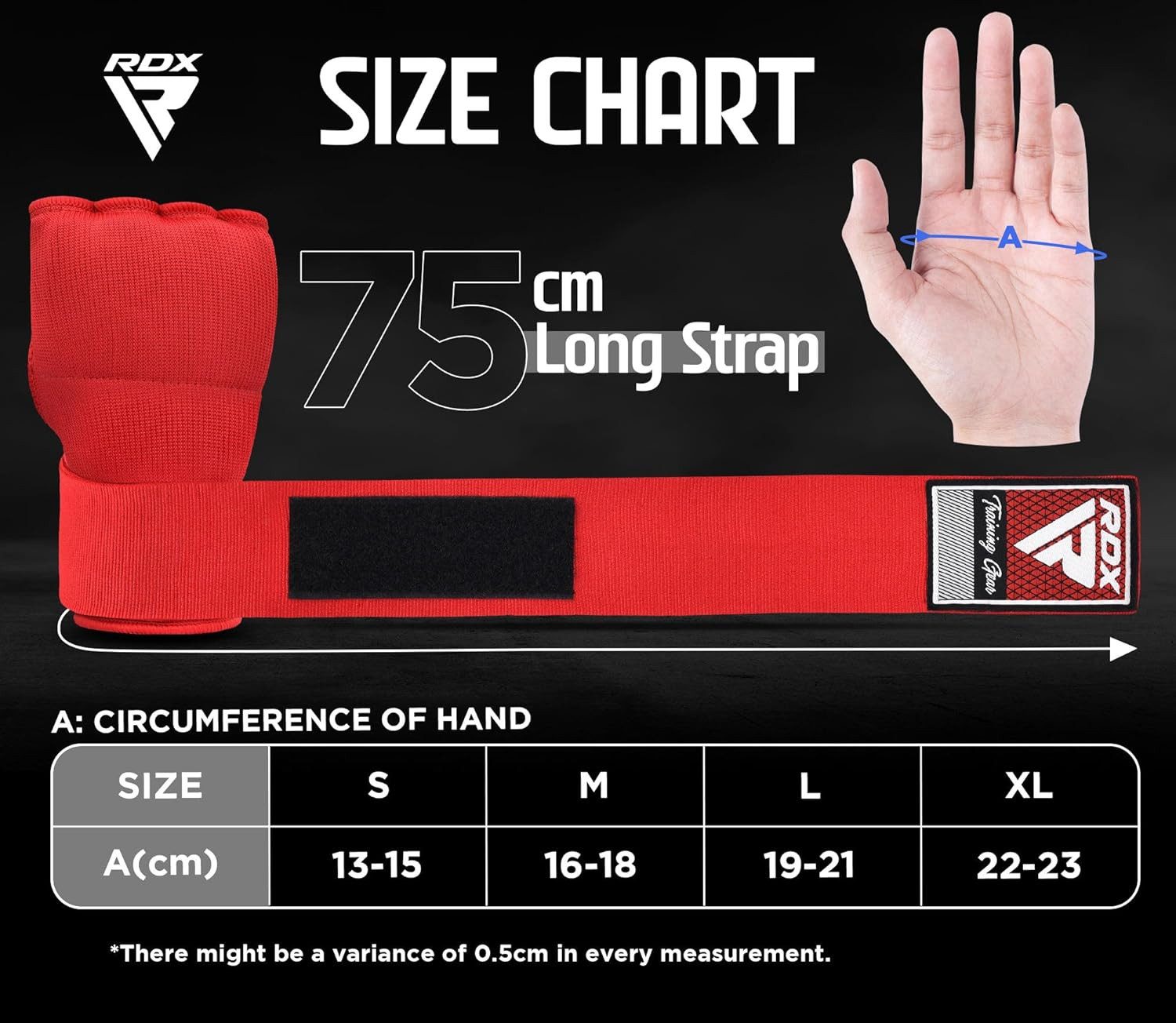 RDX Sports Boxhandschuhe RDX Boxen elastische Innenhandschuhe, MMA, Boxbandagen, Handschuhe