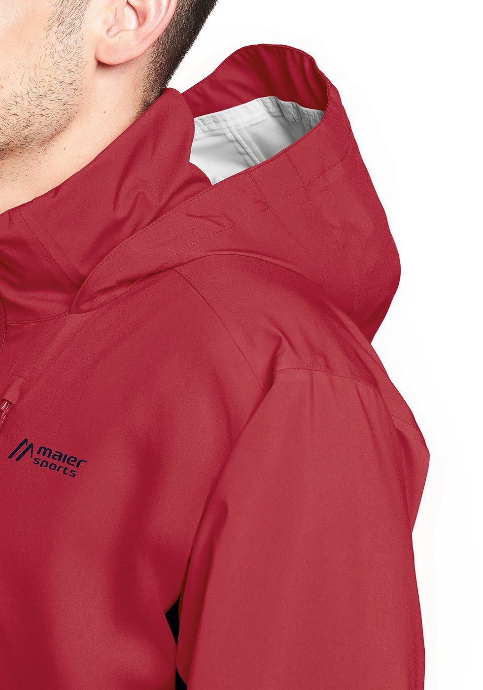 Maier Sports Funktionsjacke Tangstad dunkelblau/rot Herren