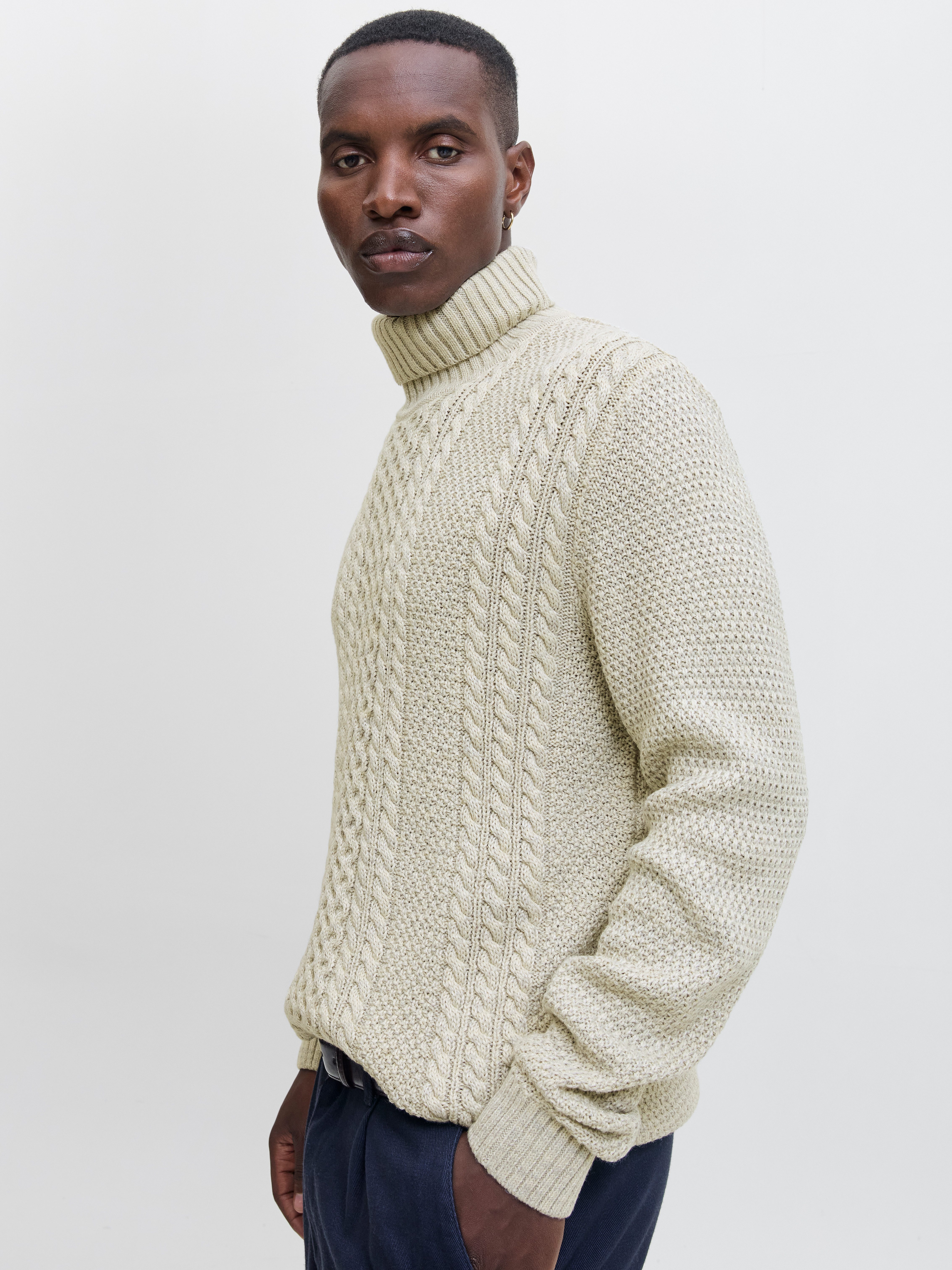 Jack & Jones Rollkragenpullover JJPAUL KNIT günstig online kaufen