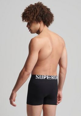 Superdry Boxer BOXER DUAL LOGO DOUBLE PACK (Packung, 2-St., 2er-Pack)