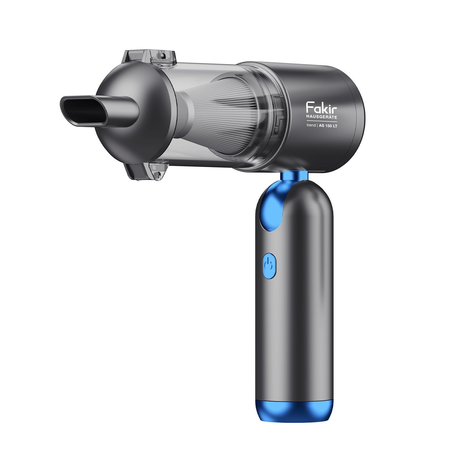 FAKIR Akku-Hand-und Stielstaubsauger trend AS 150 LT Akku-Handstaubsauger, 120 W, geeignet für Tierbesitzer, Ritzen, Allergiker