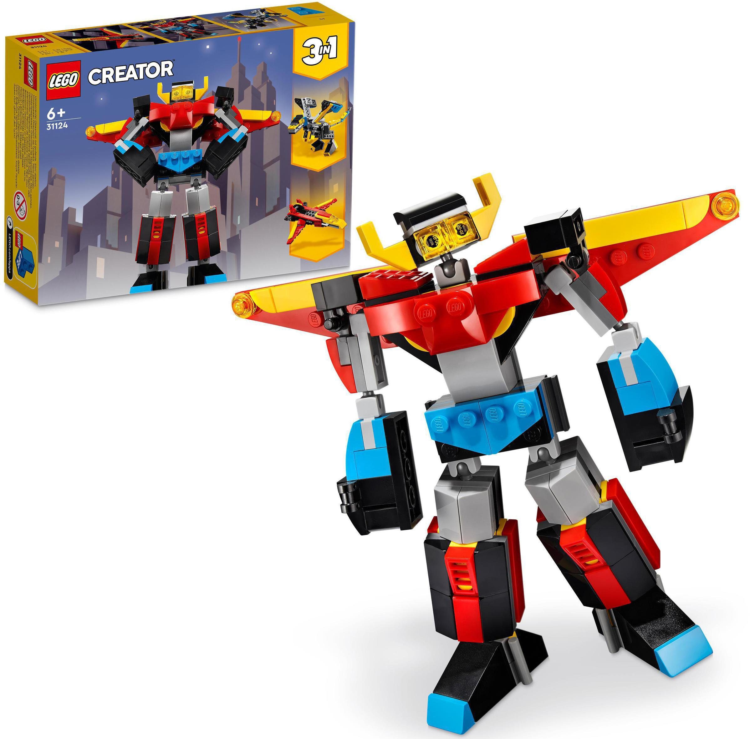 LEGO® Konstruktionsspielsteine Super-Mech (31124), LEGO® Creator 3in1, (159 St), Made in Europe