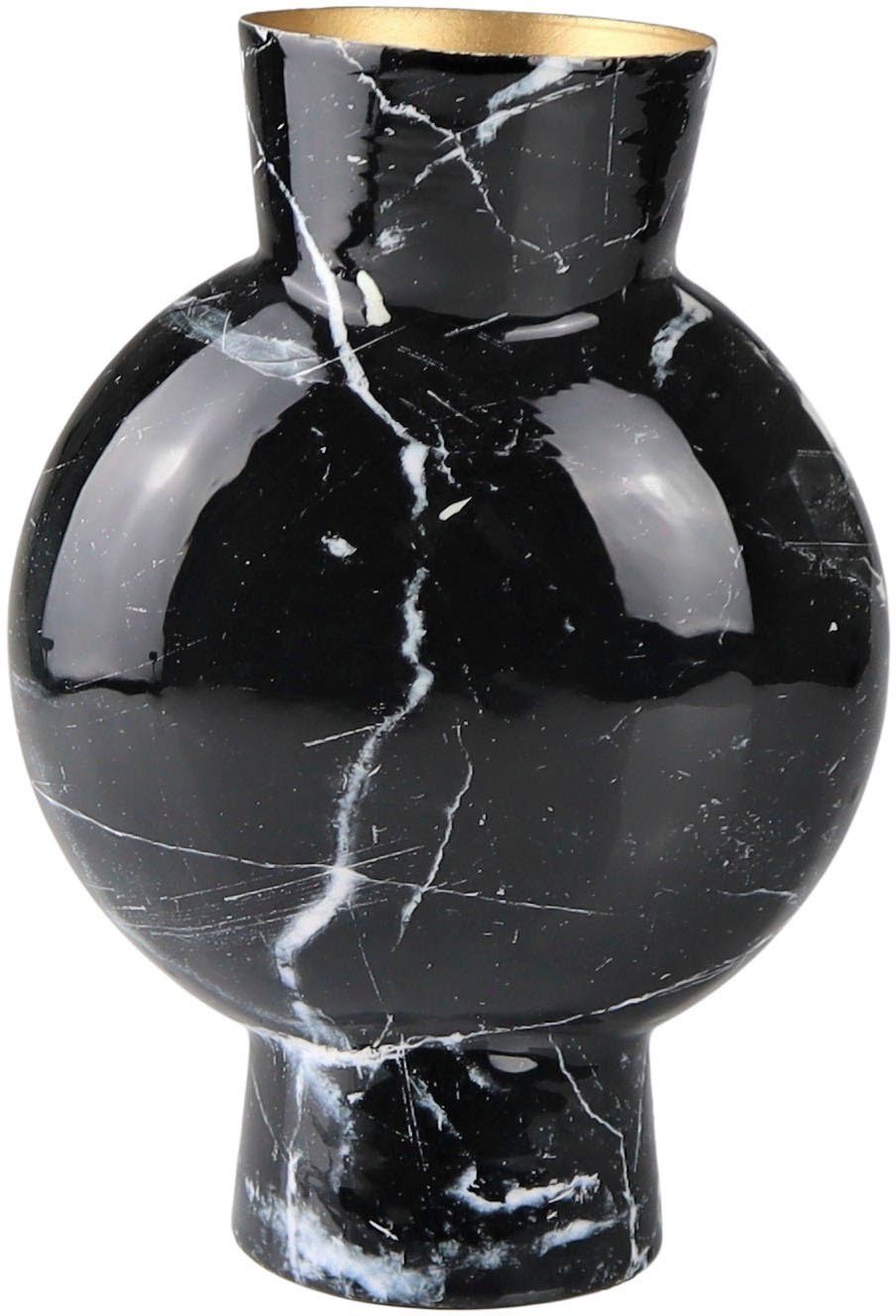 Tischvase Elienna, in Marmoroptik