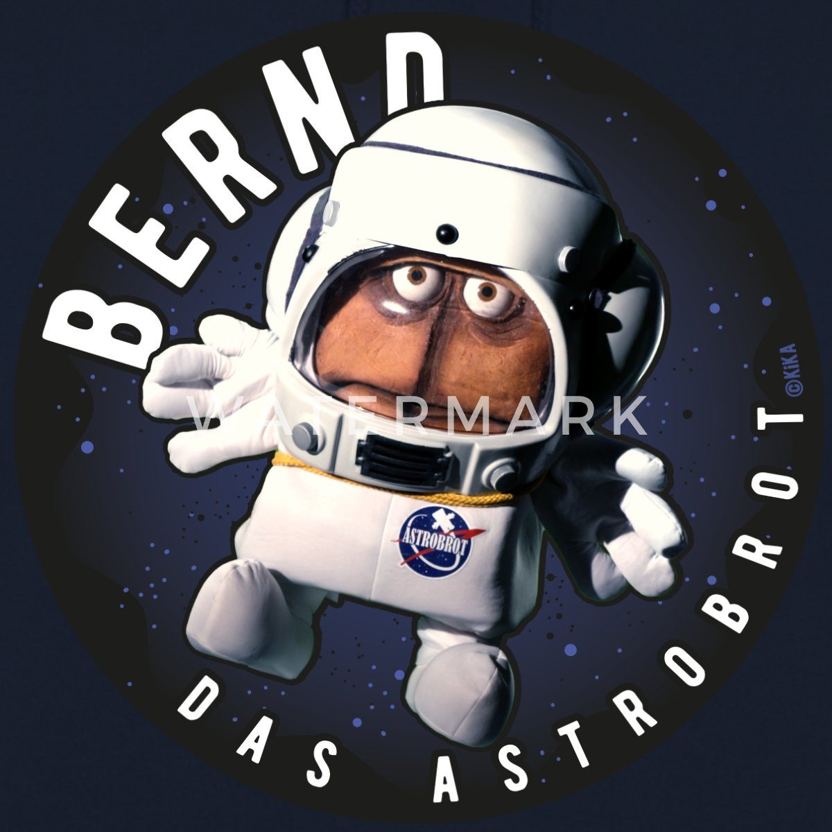 Spreadshirt Hoodie Bernd Das Brot Astrobrot Rund Unisex Hoodie (1-tlg)