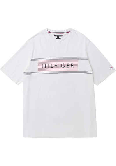 Tommy Hilfiger Big & Tall T-Shirt (1-tlg) mit Tommy Hilfiger Labelfarben innen am Ausschnitt