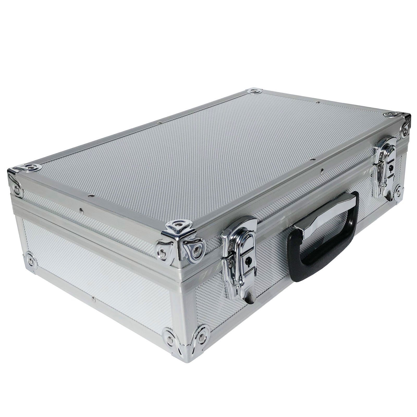 ECI Tools Werkzeugkoffer Koffer x Aluminium Silber 400 Würfelschaum LxBxH