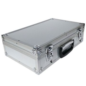 ECI Tools Werkzeugkoffer Aluminium Koffer Silber Würfelschaum LxBxH 400 x