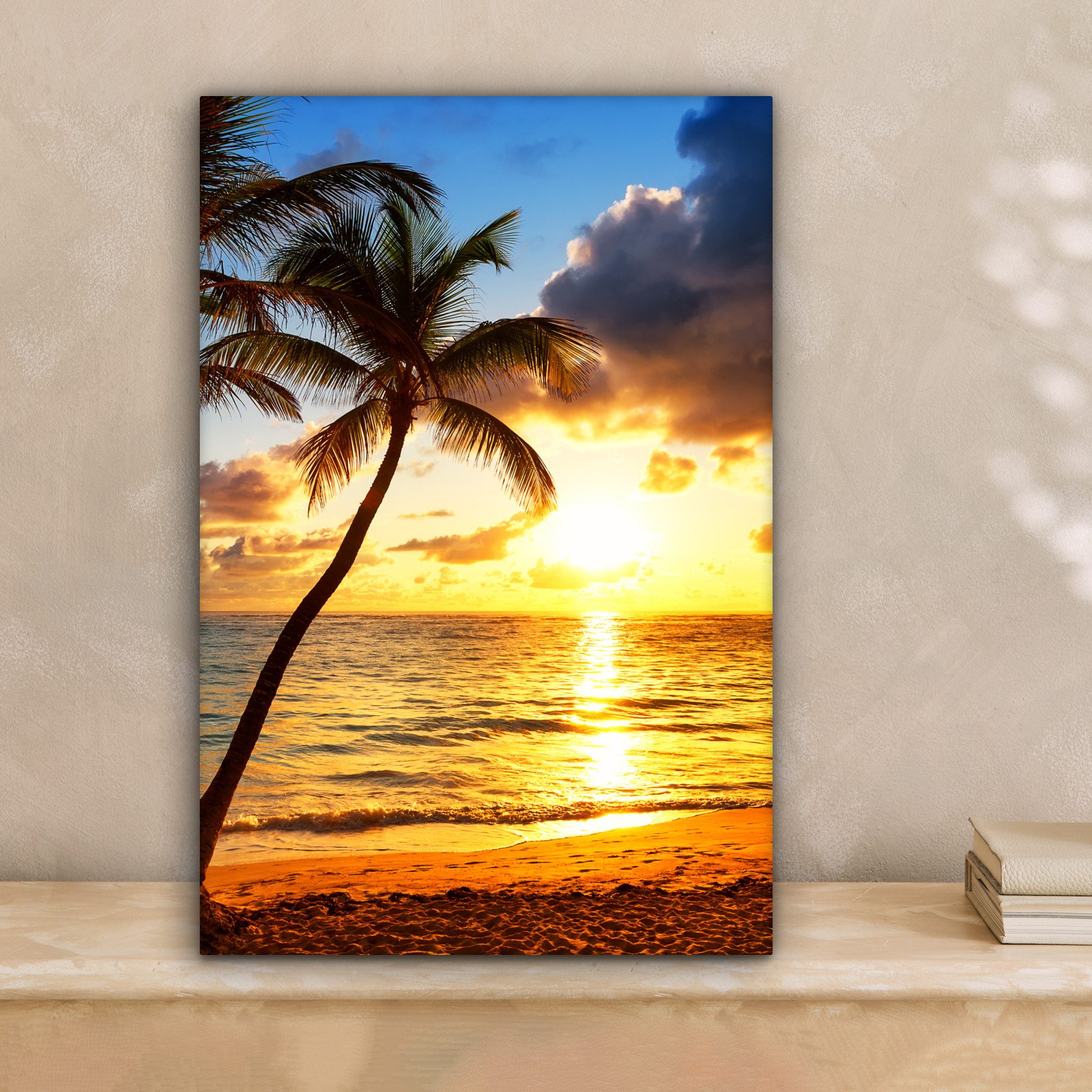 OneMillionCanvasses® Leinwandbild Strand - Horizont - günstig online kaufen