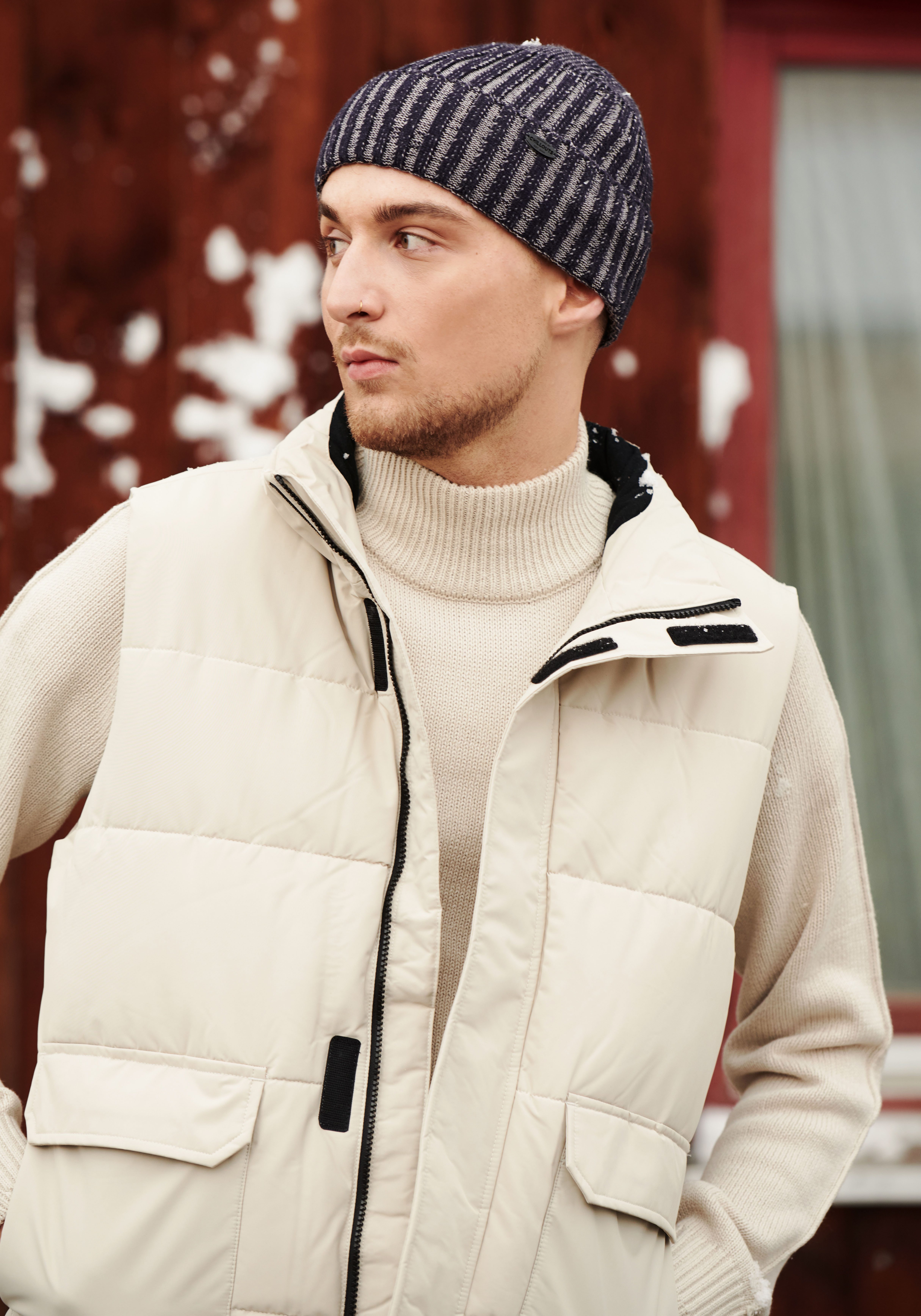 chillouts Beanie Stan Hat mit robustem Strickmuster