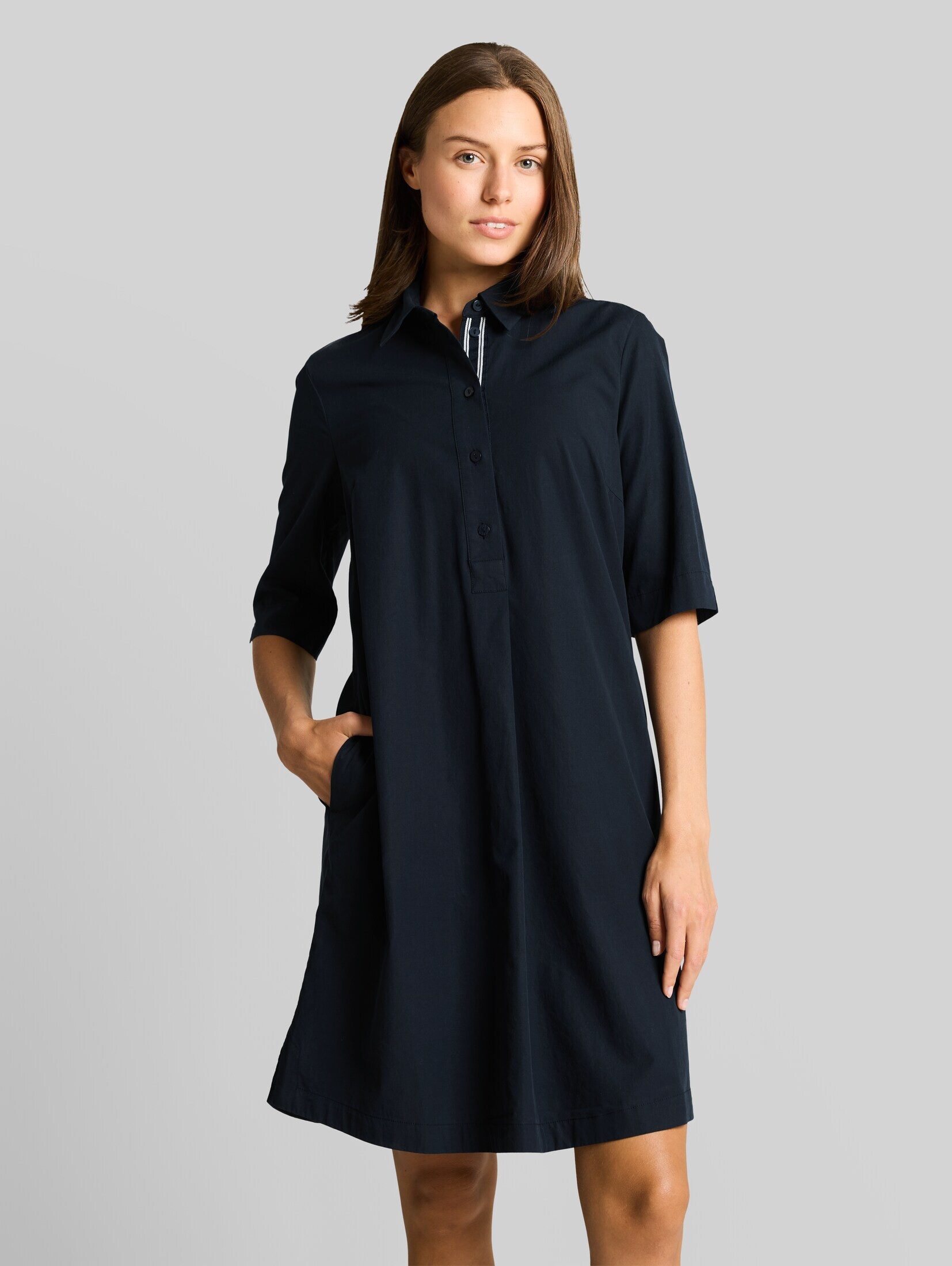 TOM TAILOR Sommerkleid Kleider & Jumpsuits Blusenkleid mit Eingriffstaschen