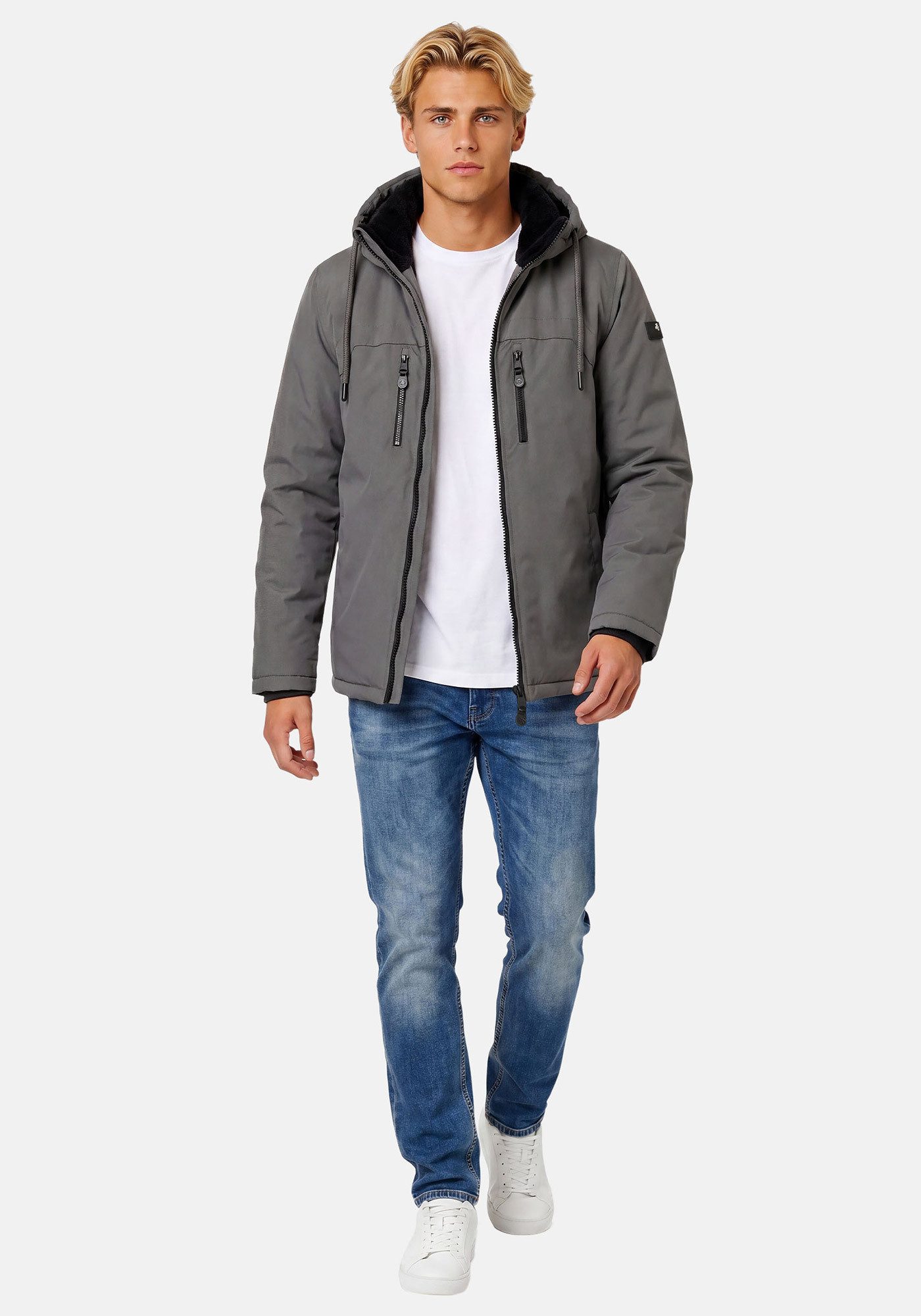 Alessandro Salvarini Winterjacke ASMori mit warmem Teddyfell