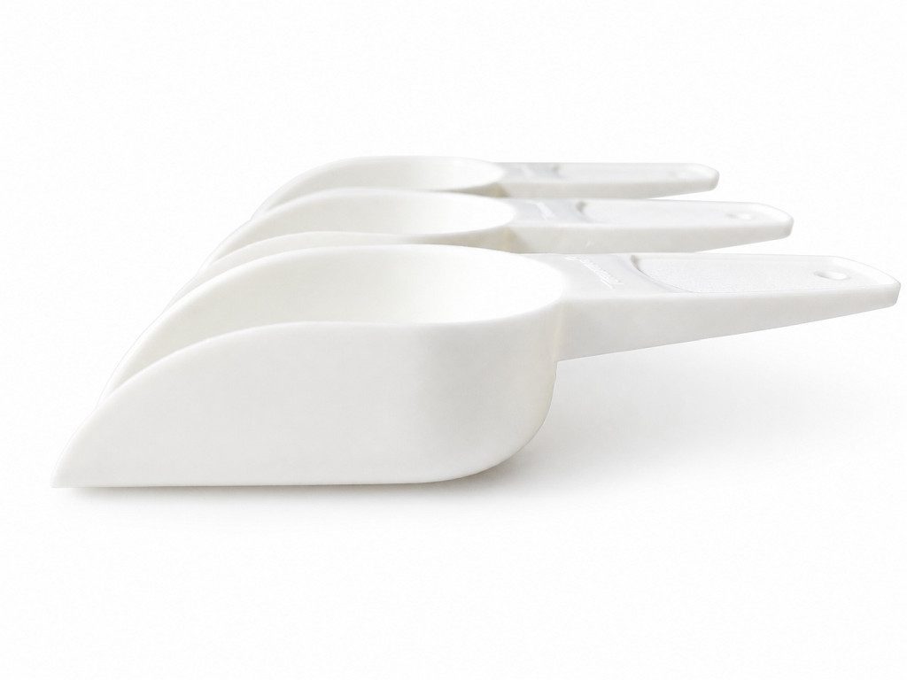 TUPPERWARE Mehlschaufeln (3) weiß