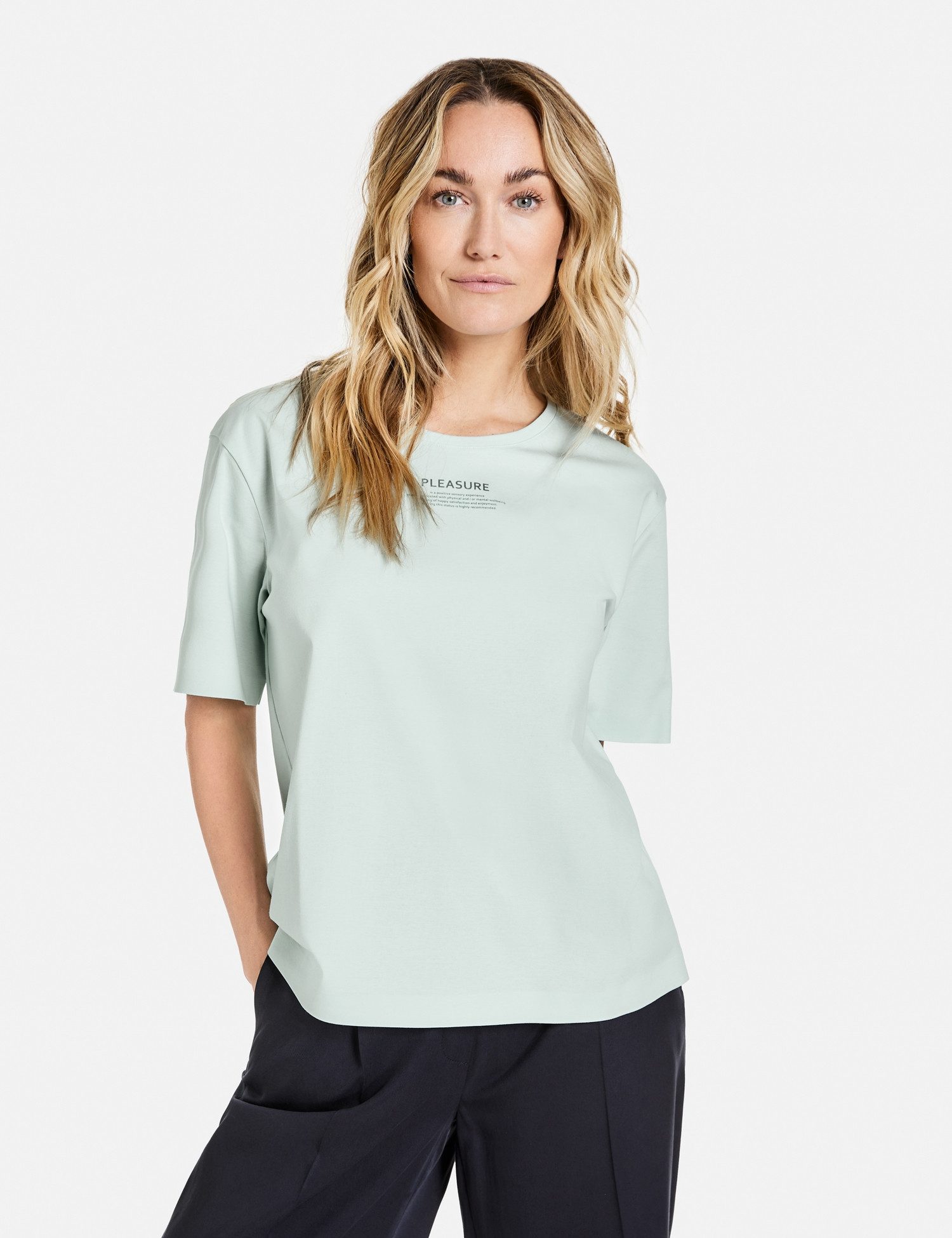 GERRY WEBER Shirtbluse Fein schimmerndes Shirt