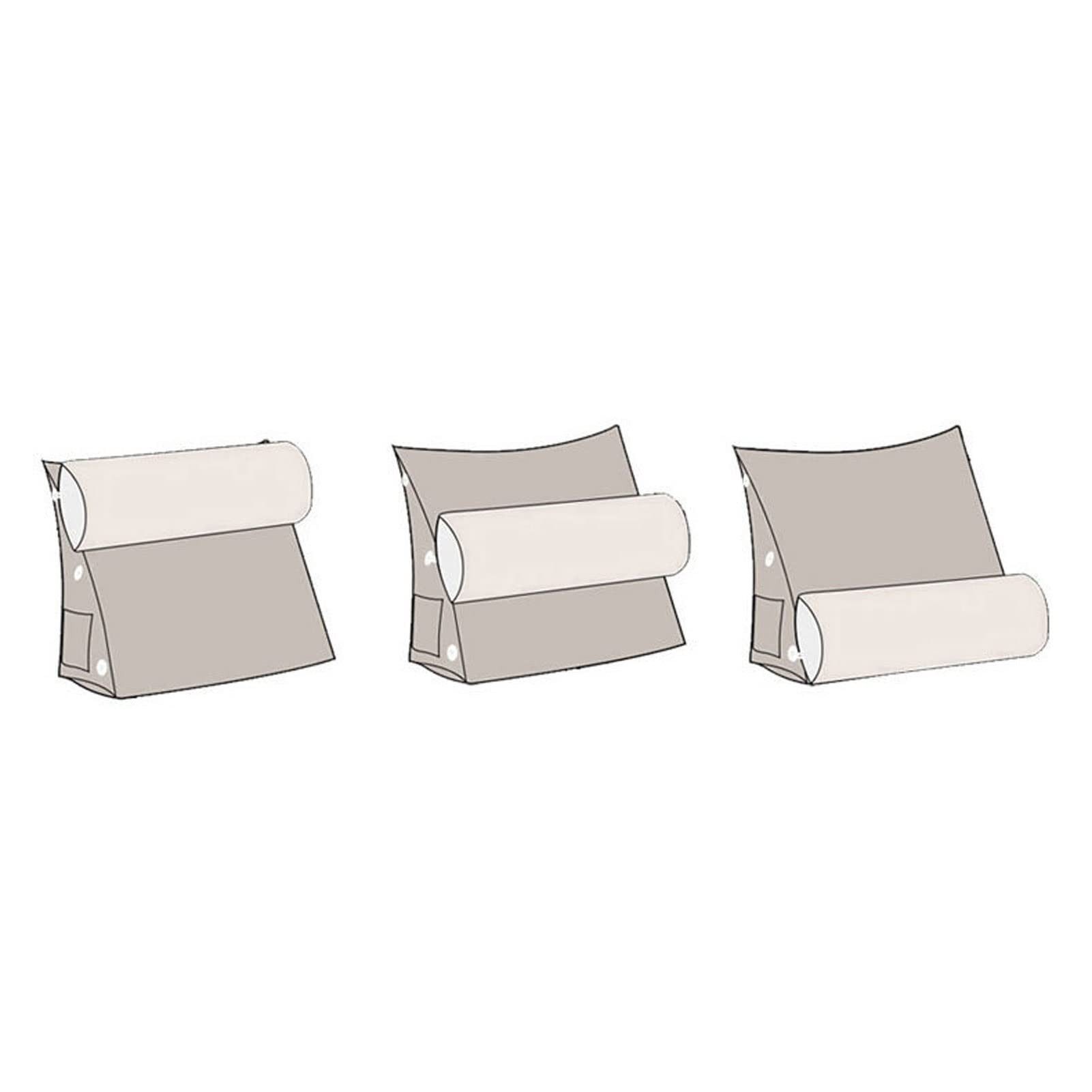 Coonoor Keilkissen Dreieckiges Keilkissen für Bett und Sofa, Komfortables Rückenkissen, weiches Stützkissen zum Lesen und Entspannen