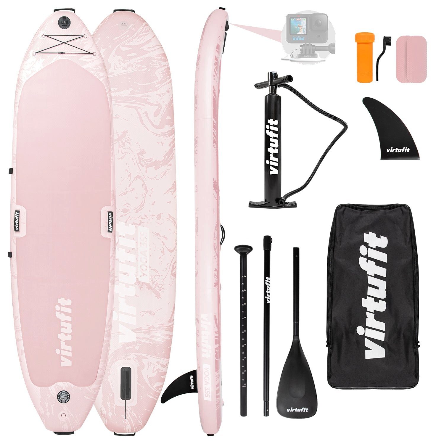 VirtuFit Inflatable SUP-Board VirtuFit Yoga SUP Board 335 Altrosa