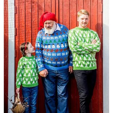 Topp Weihnachtssweatshirt Witzige Weihnachtspullover Strickideen für verrückte Festtage (1-tlg)